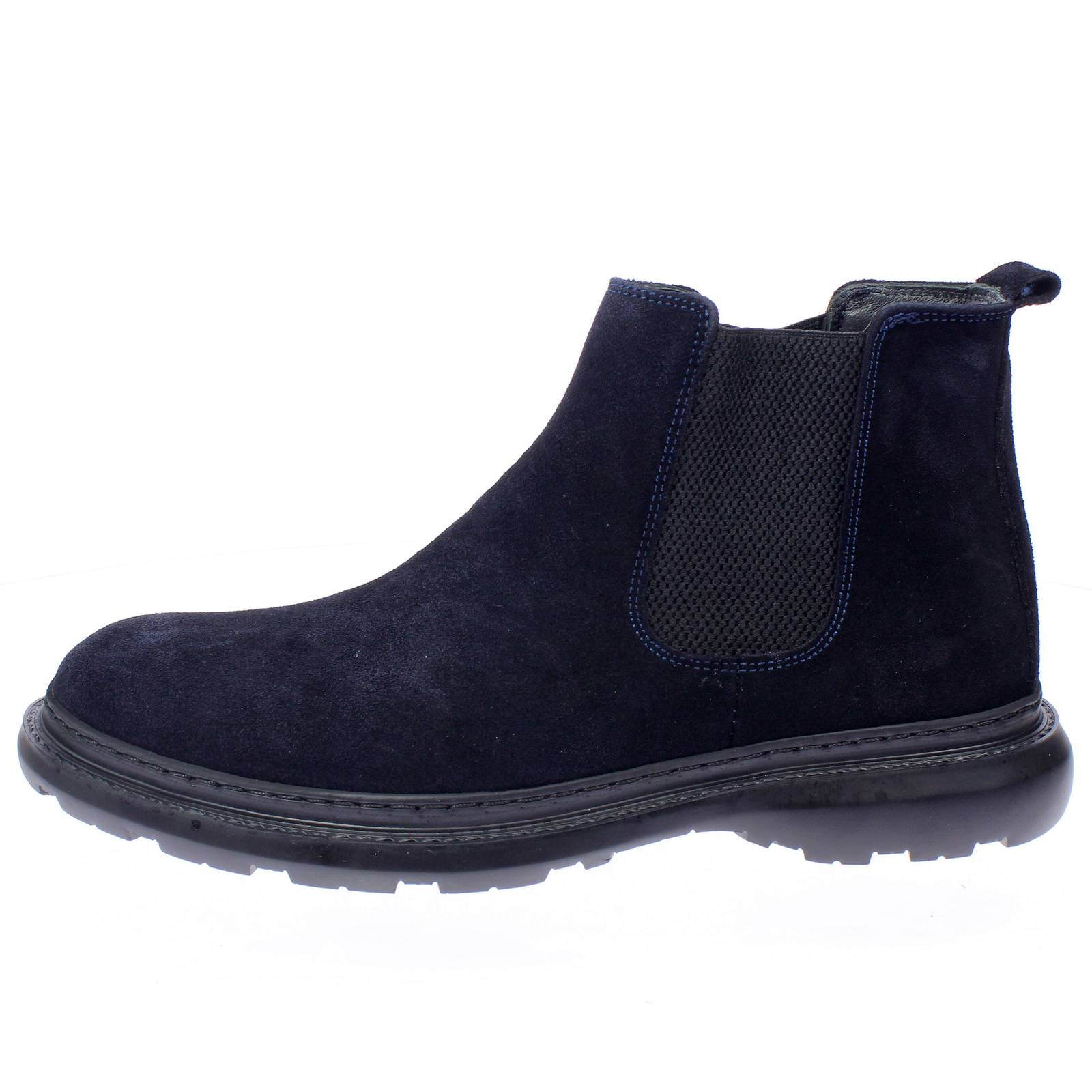 WILLBARN Bottes Chelsea en cuir Homme bleu Photo 3