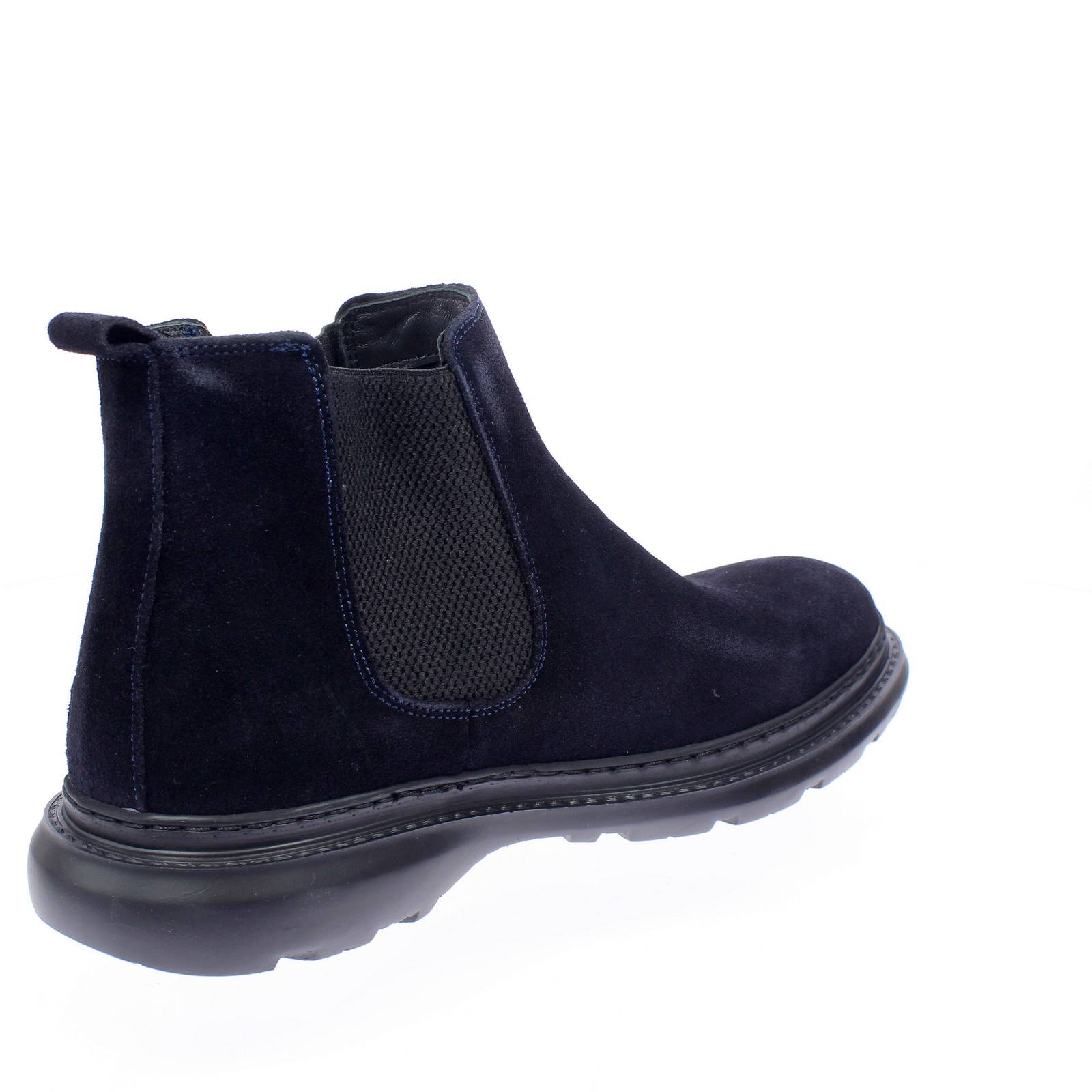 WILLBARN Bottes Chelsea en cuir Homme bleu Photo 4