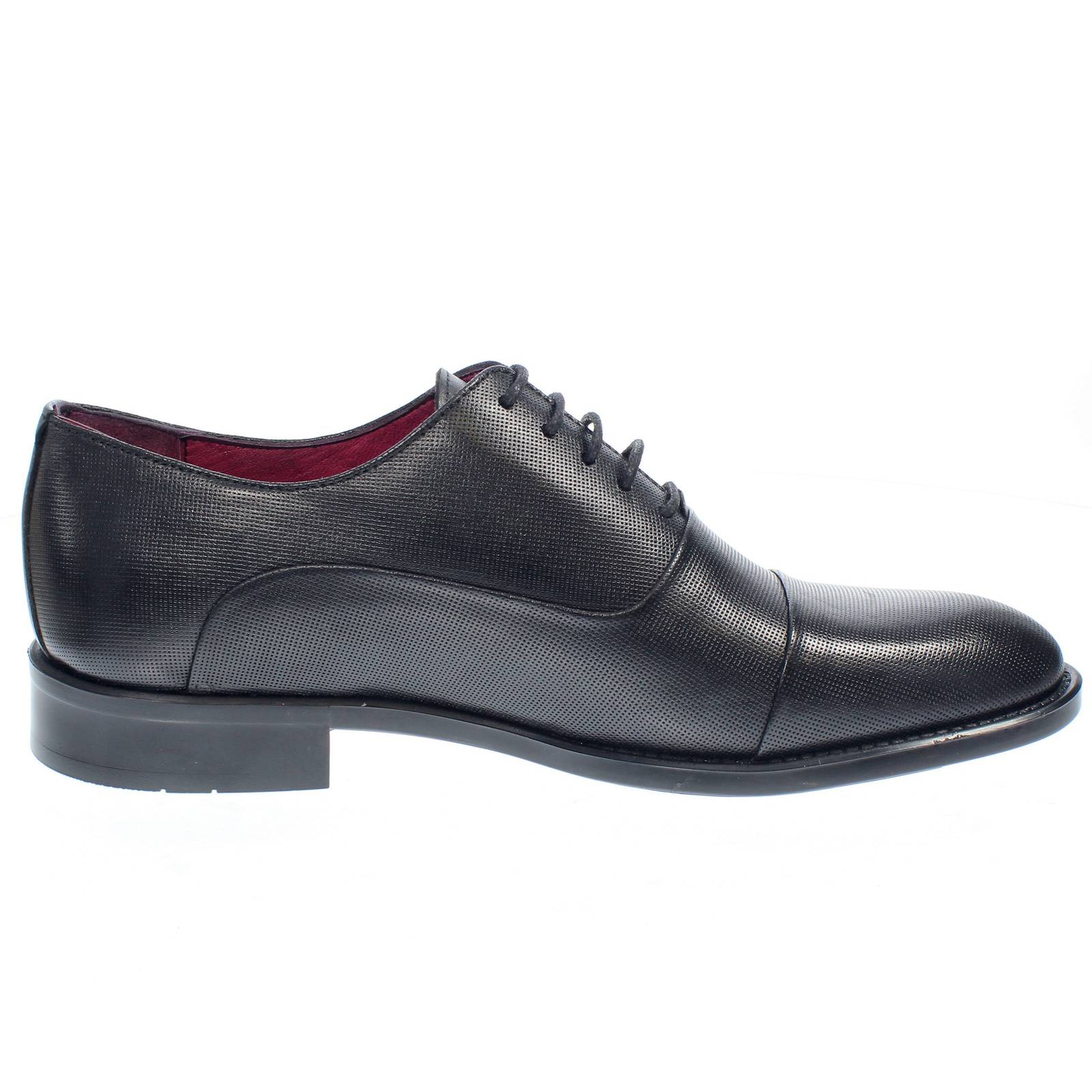 WILLBARN Chaussures à lacets oxford en cuir Homme noir Photo 2