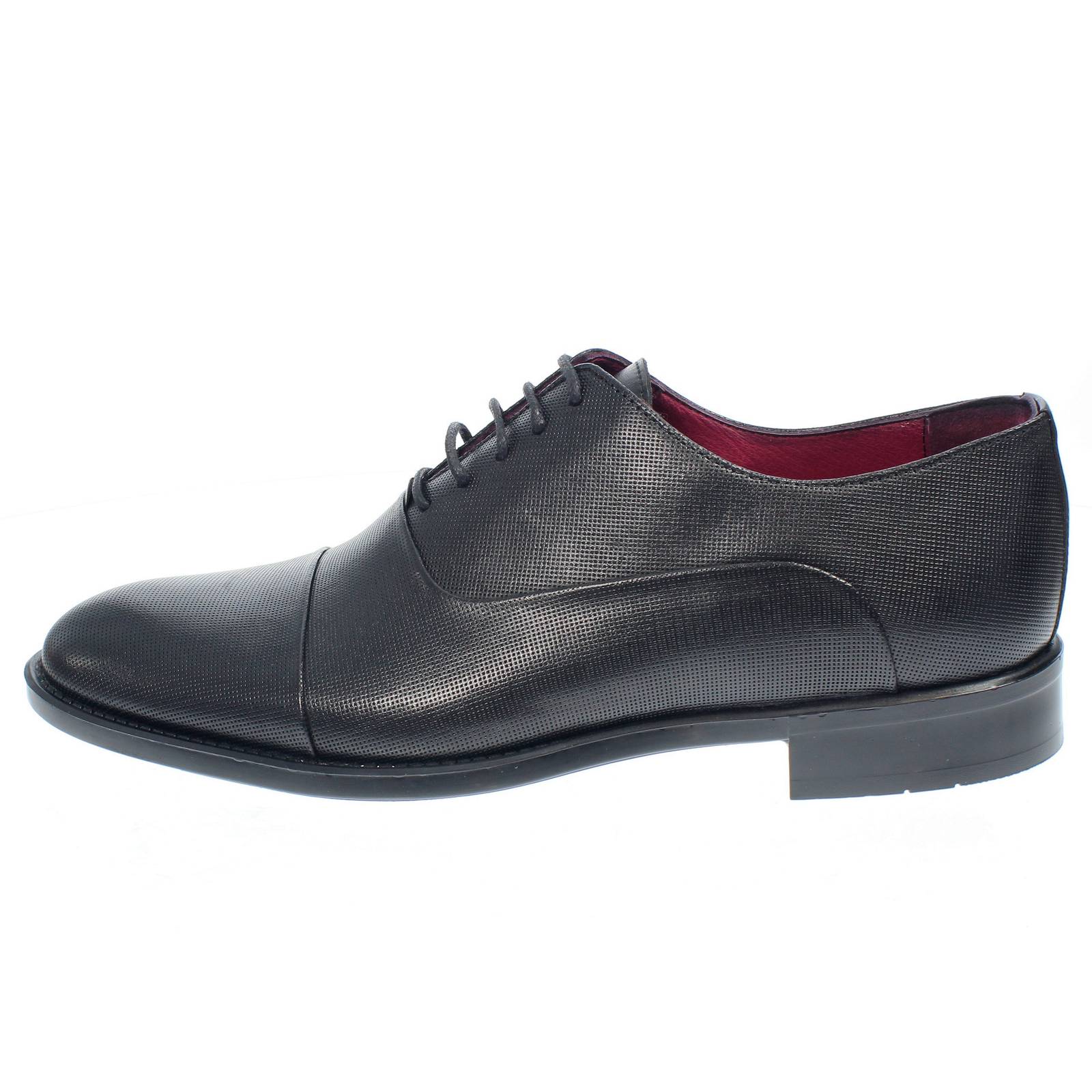 WILLBARN Chaussures à lacets oxford en cuir Homme noir Photo 3