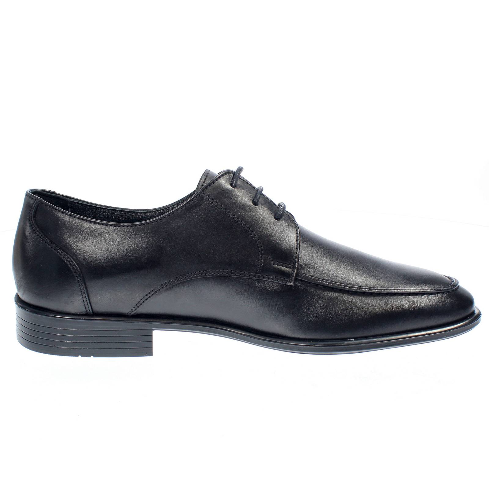 WILLBARN Derby à lacets en cuir Homme noir Photo 2