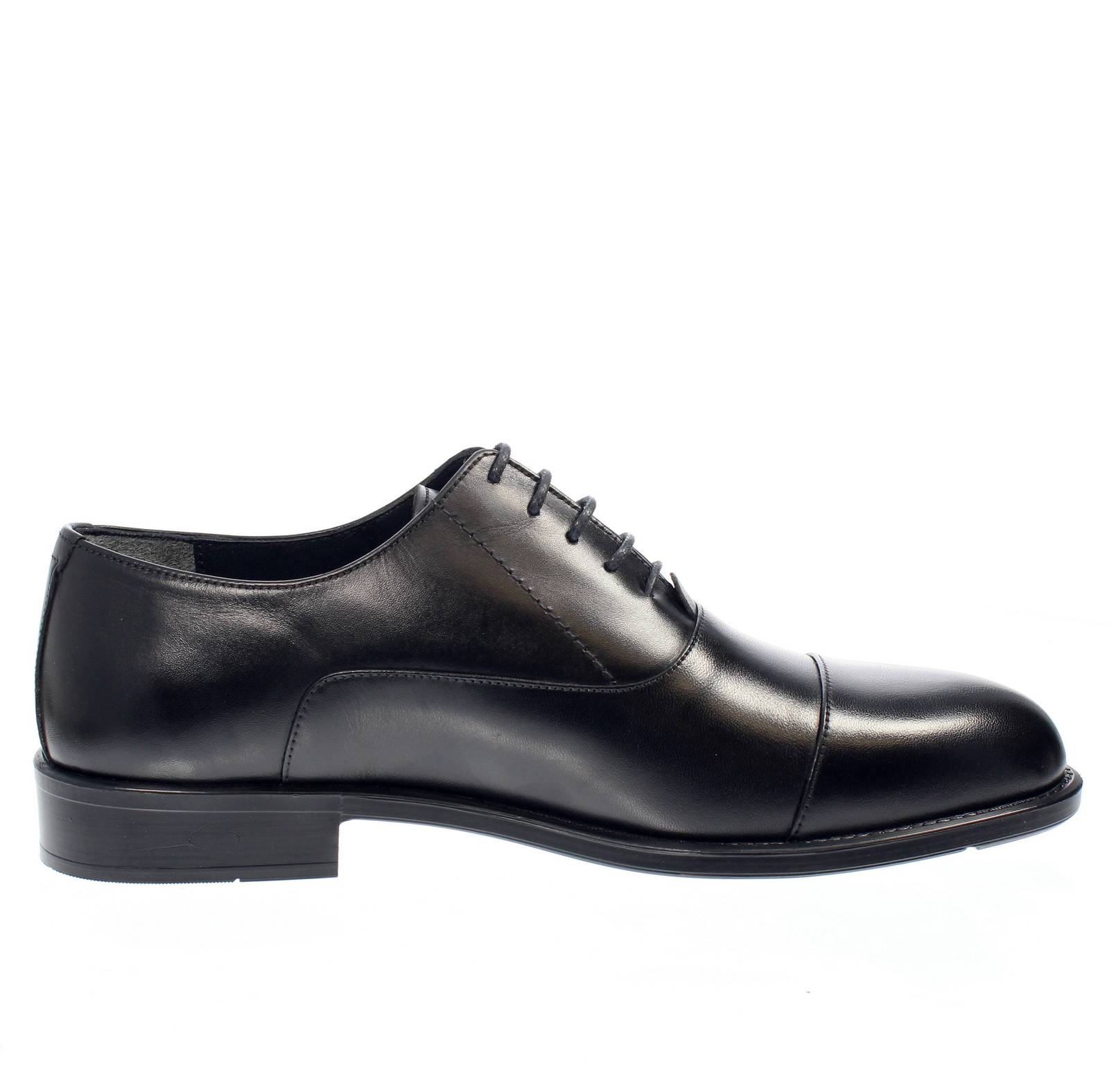 DANIEL FRONTINI Lacets élégants en cuir Oxford Homme noir Photo 2