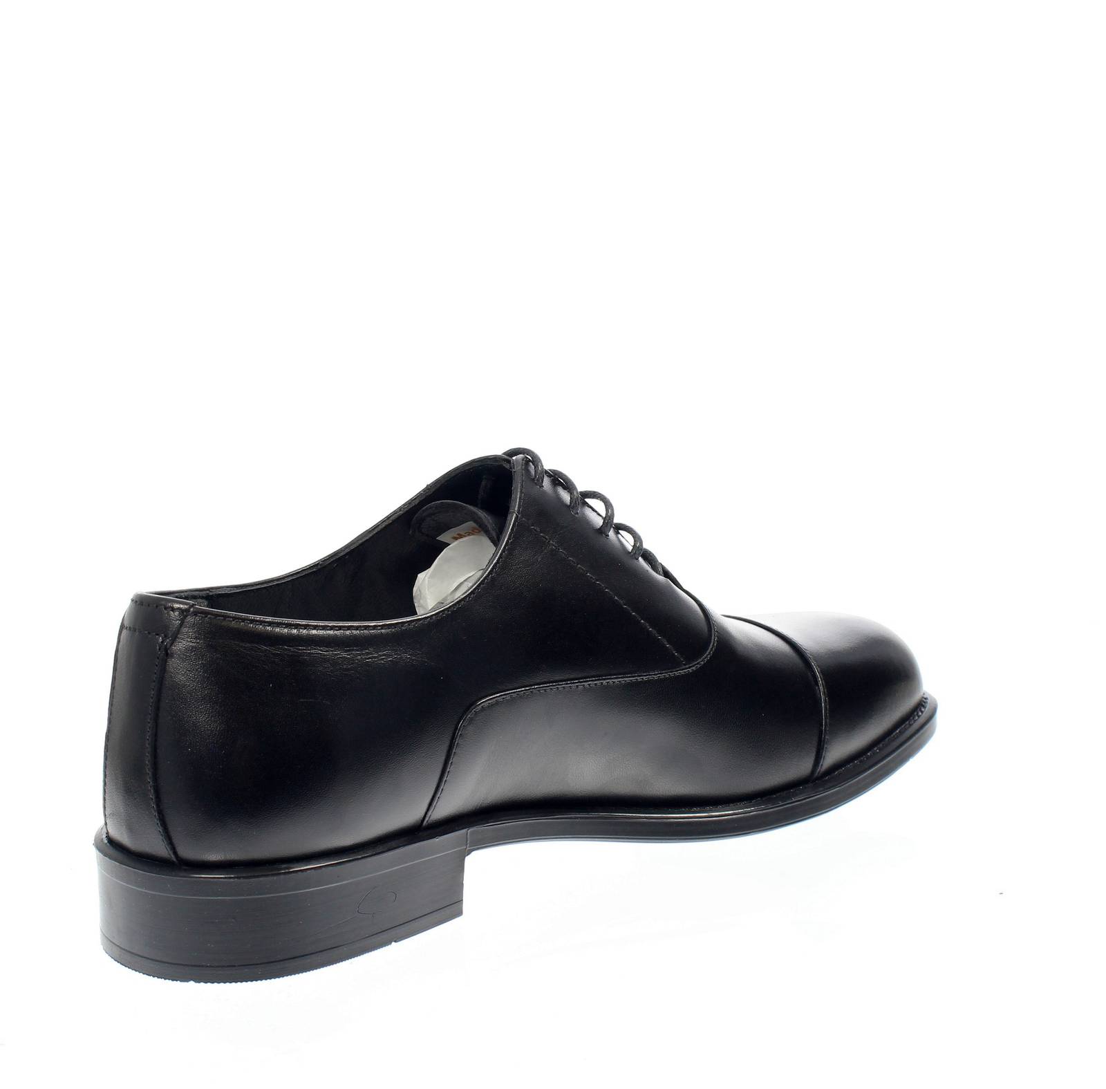 DANIEL FRONTINI Lacets élégants en cuir Oxford Homme noir Photo 4