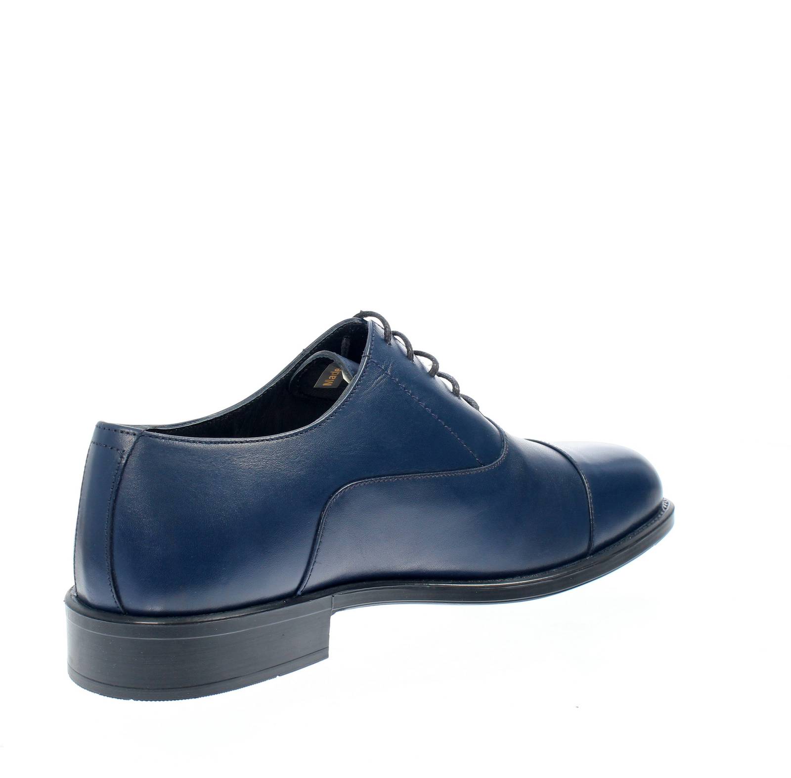 DANIEL FRONTINI Lacets élégants en cuir Oxford Homme bleu Photo 4