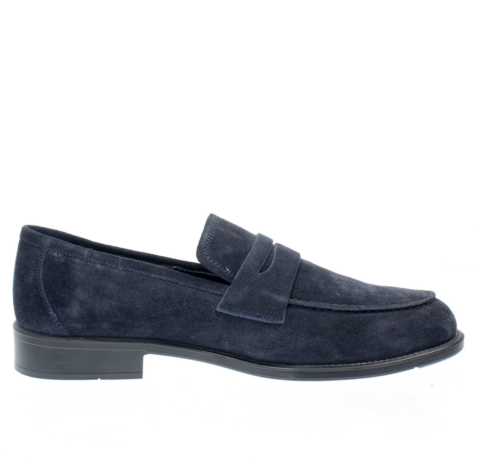 DANIEL FRONTINI Mocassins en daim Homme bleu Photo 2