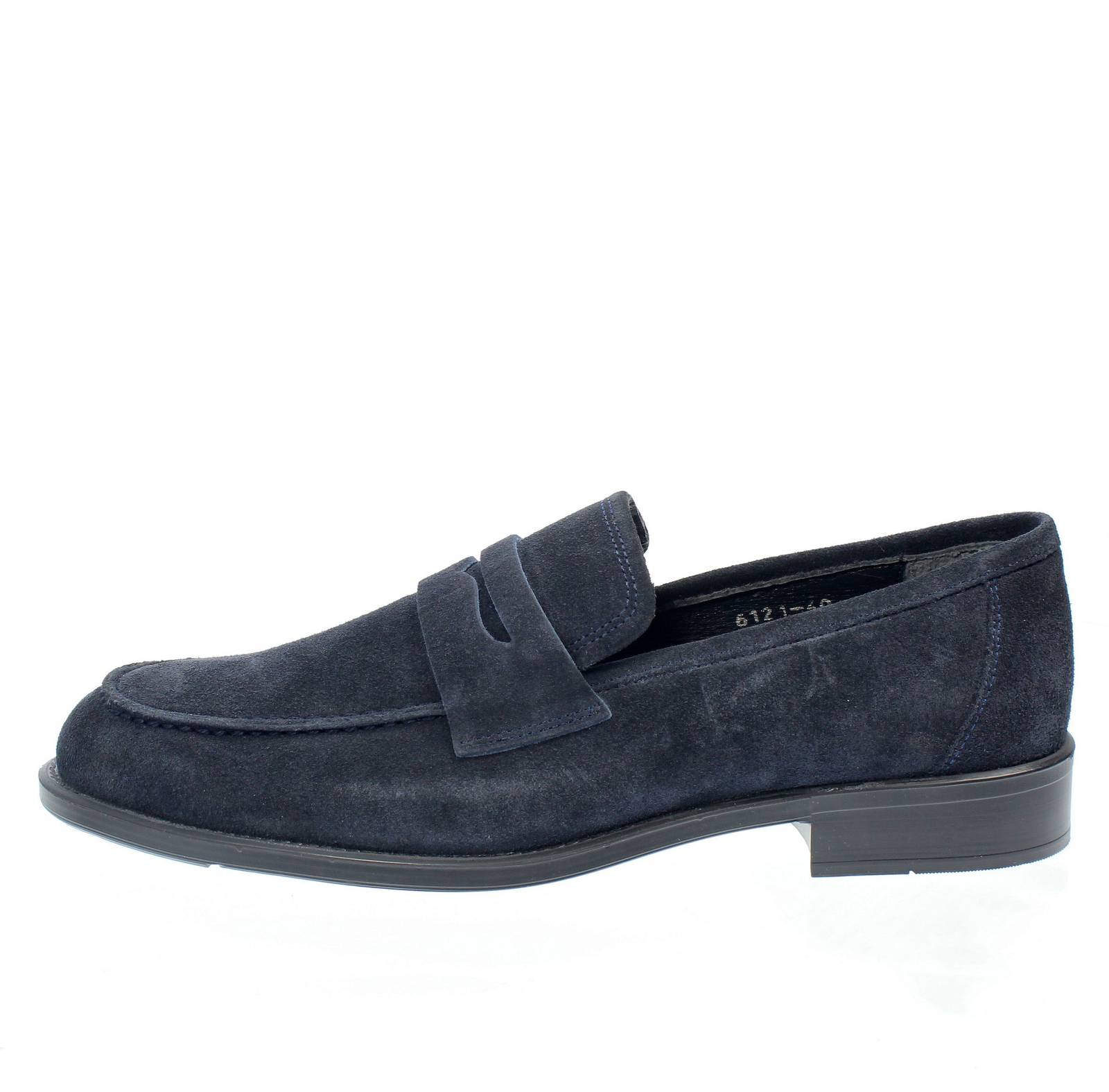 DANIEL FRONTINI Mocassins en daim Homme bleu Photo 3