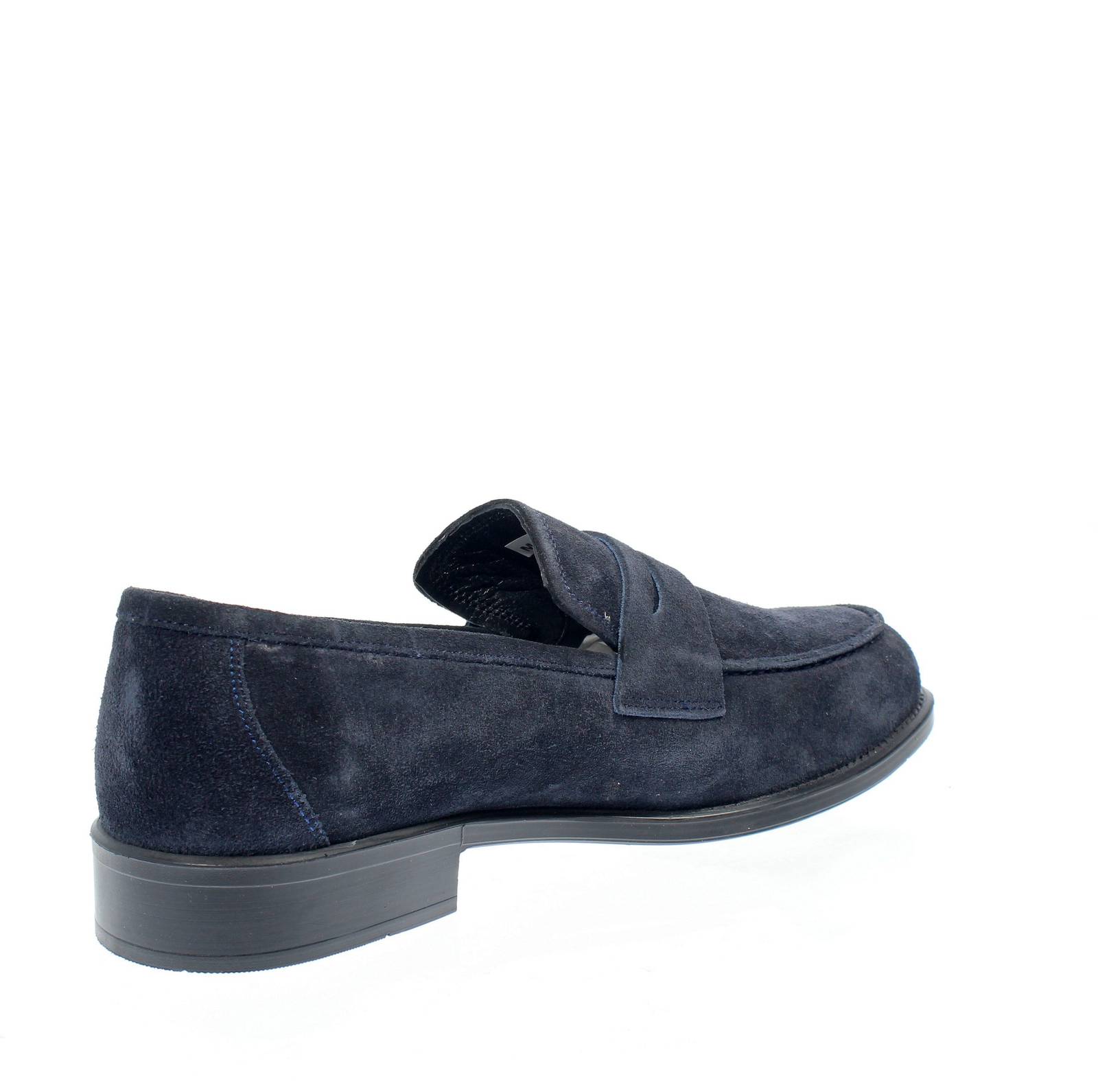 DANIEL FRONTINI Mocassins en daim Homme bleu Photo 4