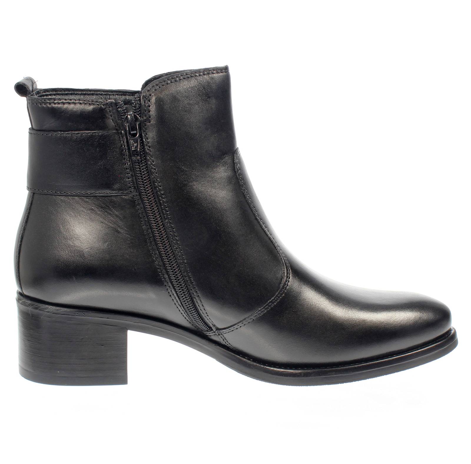 MODE Brenda - Lederstiefeletten Damen schwarz Foto 2