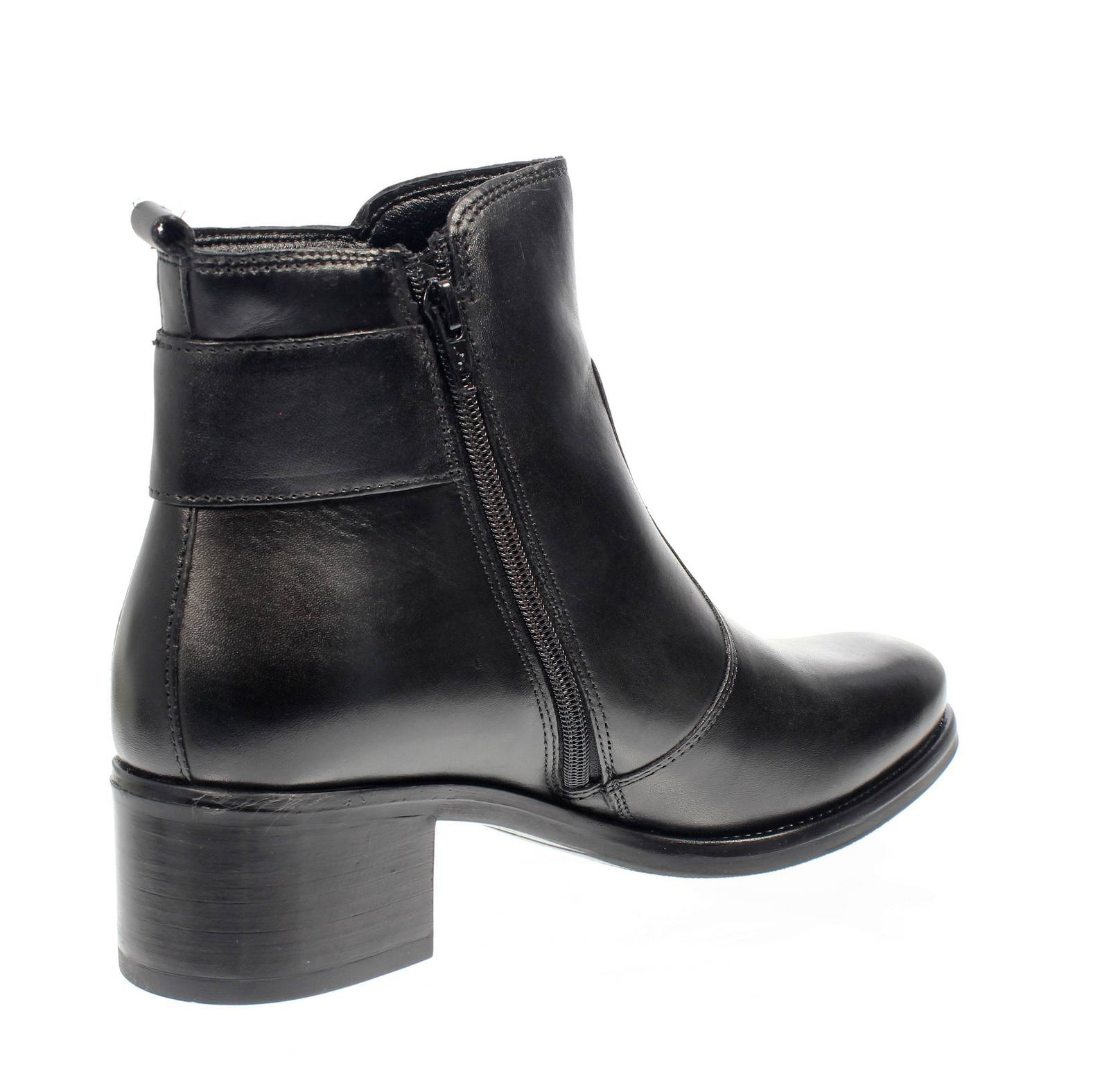 MODE Brenda - Lederstiefeletten Damen schwarz Foto 4