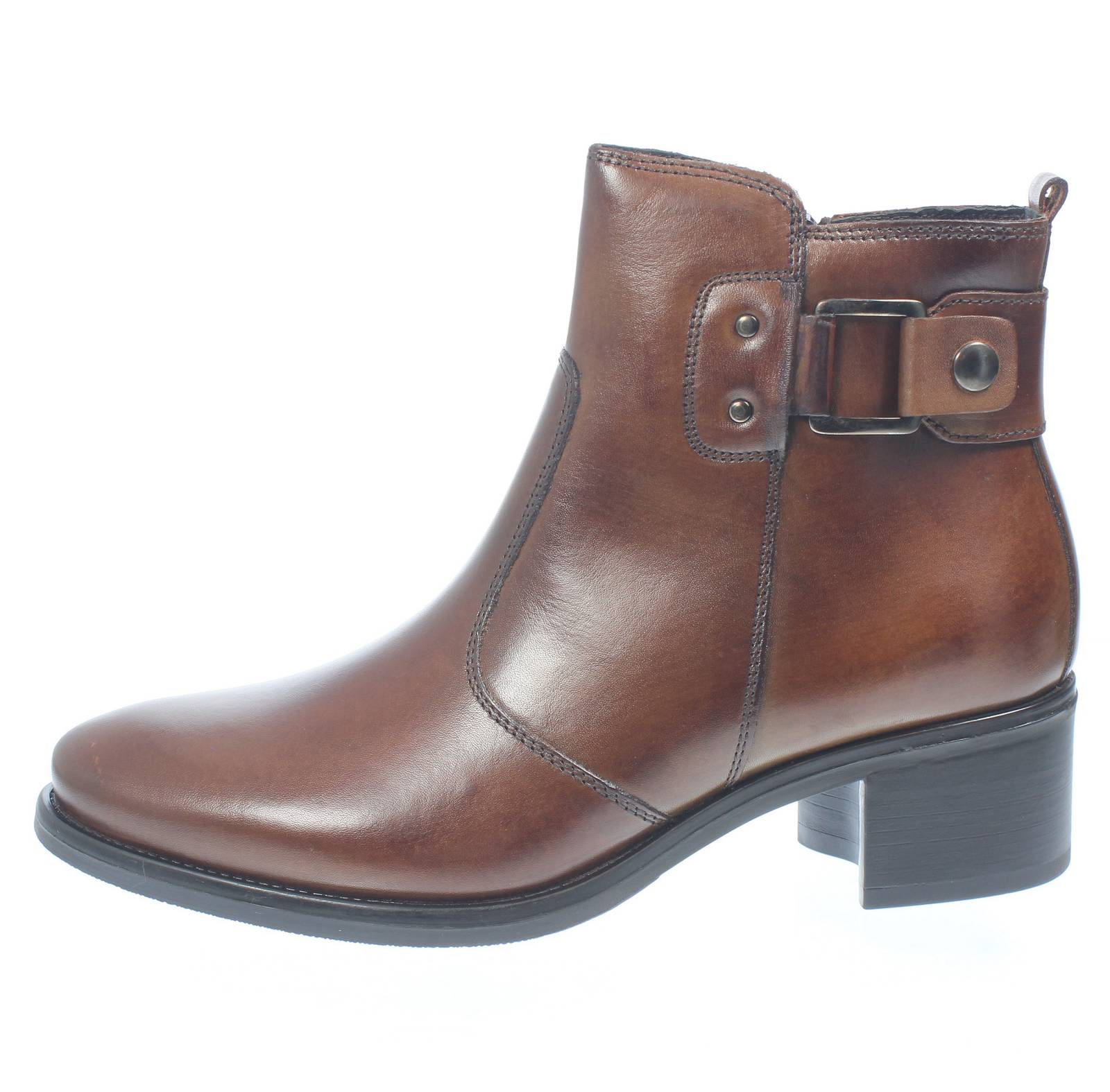 MODE Brenda - Lederstiefeletten Damen braun Foto 3