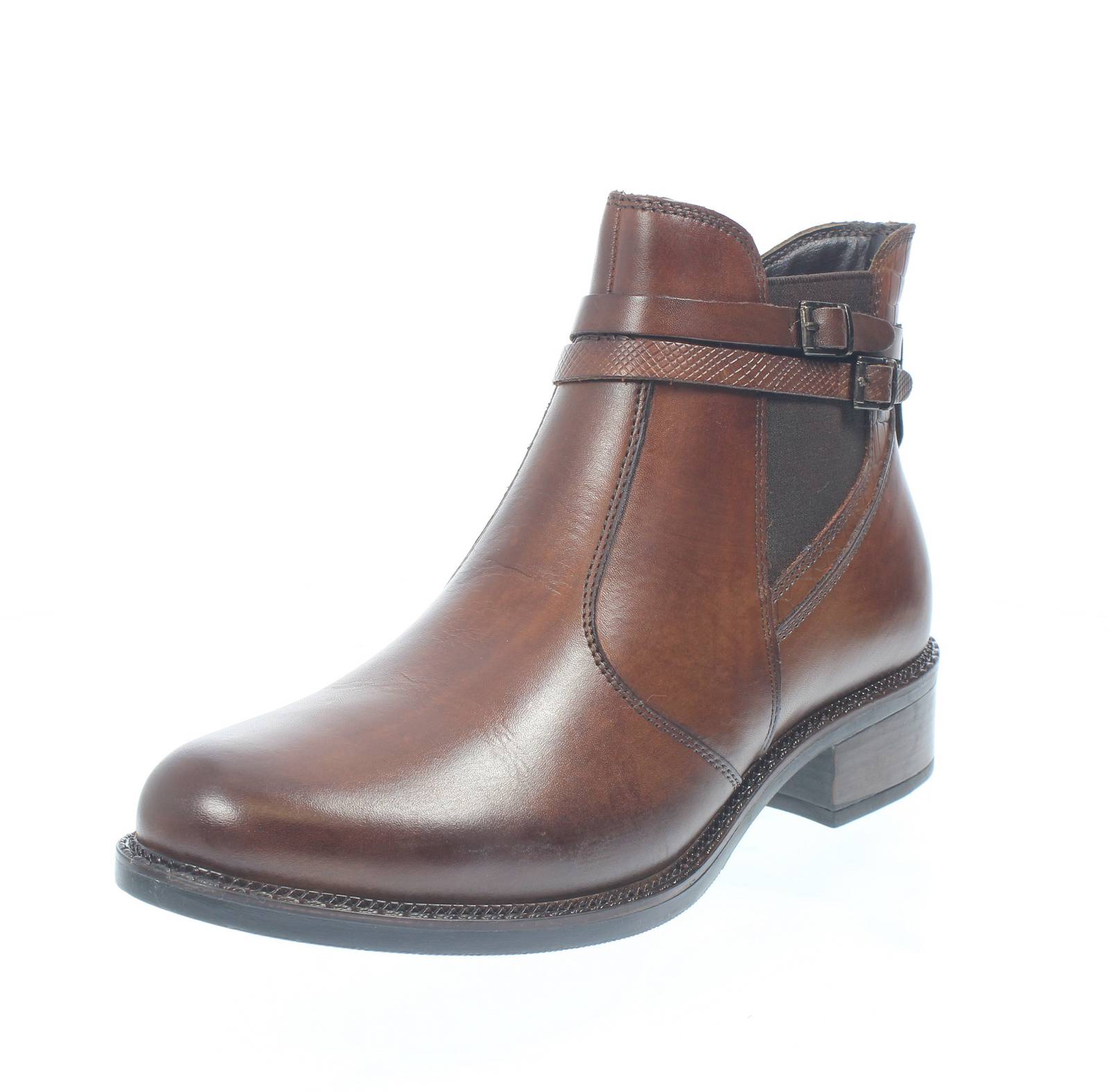 MODE  Nora - Lederstiefel Damen braun