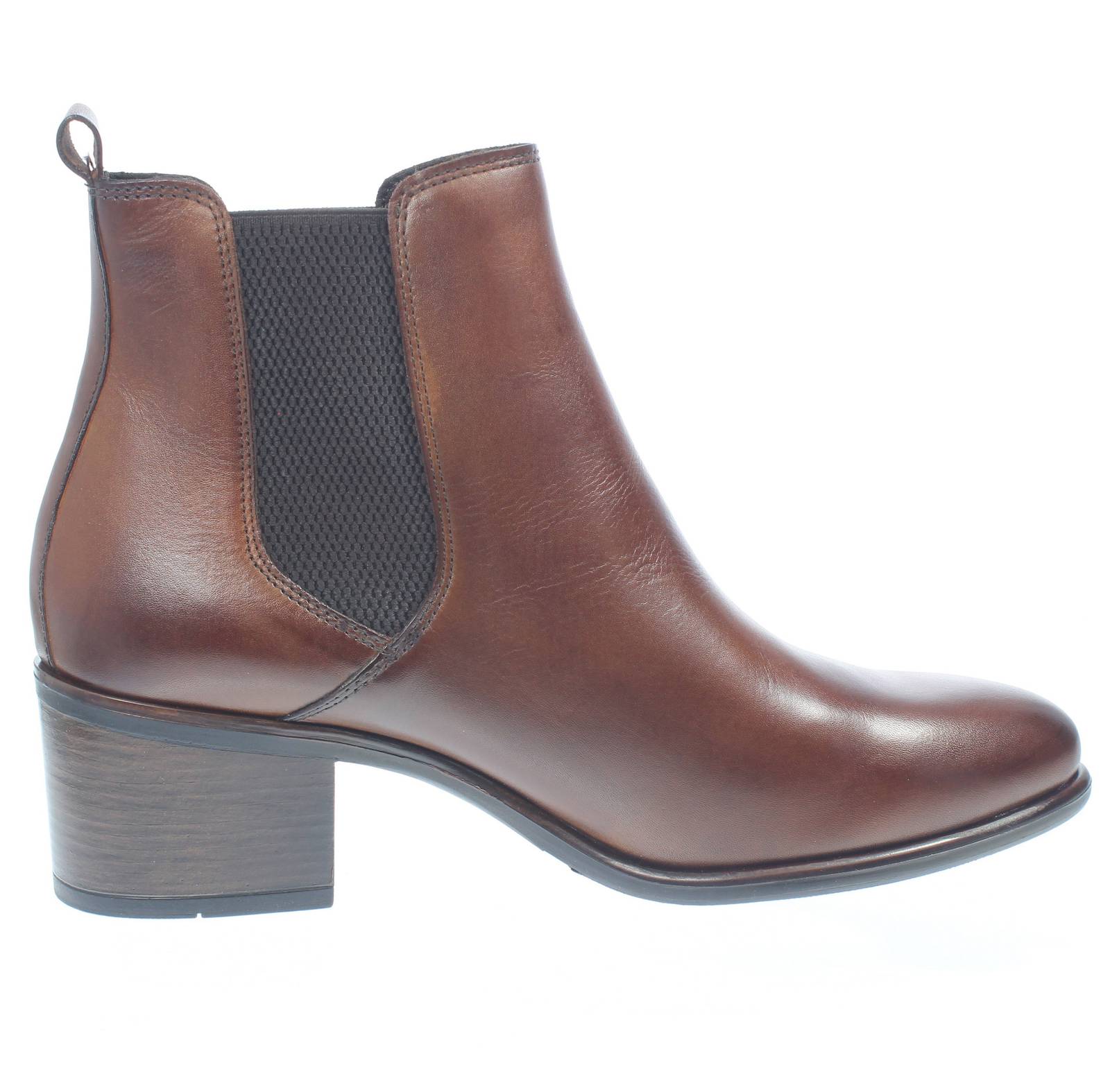 MODE Adele - Chelsea-Stiefel aus Leder Damen braun Foto 2