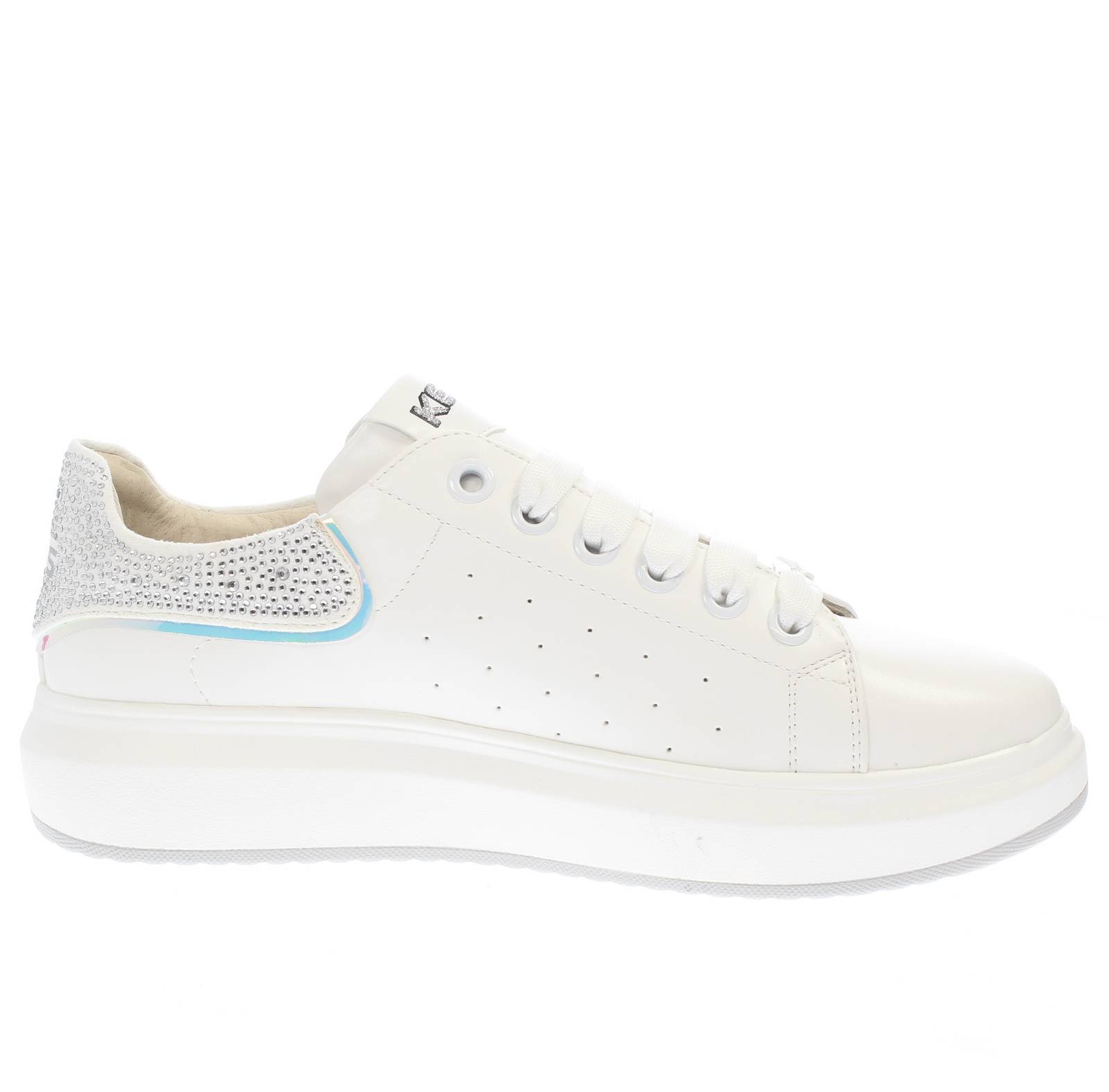KEYS Oversized low top sneakers Woman white Photo 2