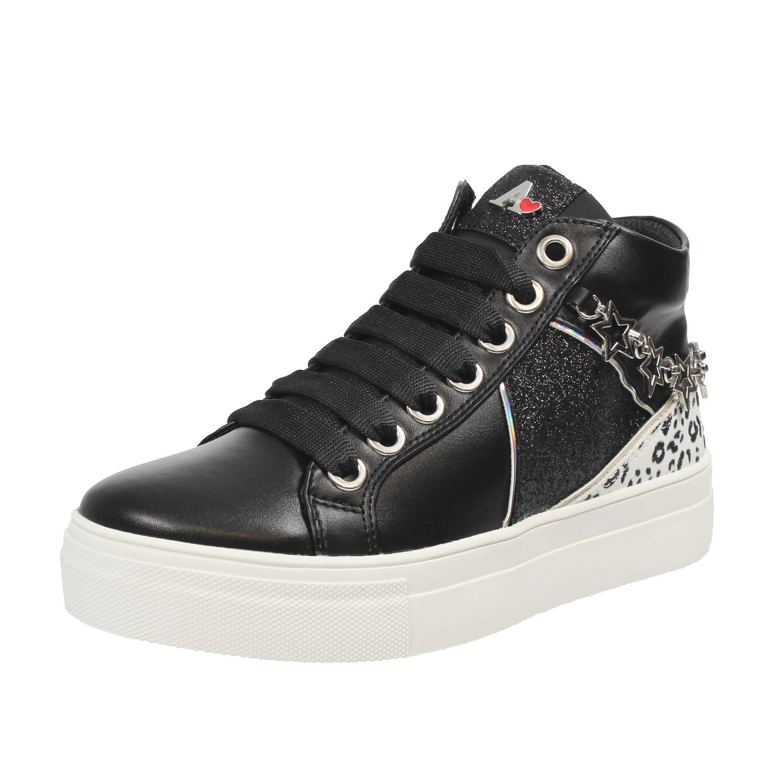 Кроссовки Asso Alte Con Cerniera Nero - Кроссовки Scarpe Ragazza для юниоров