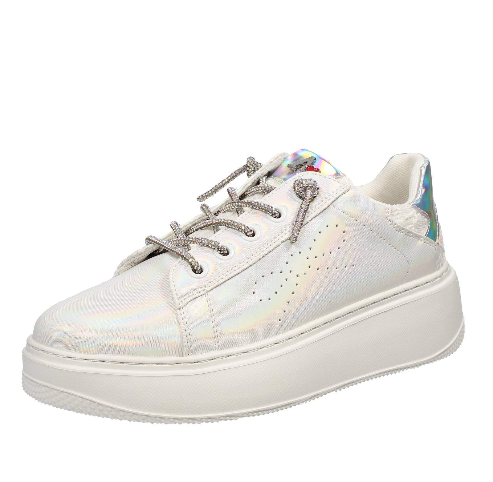 Asso William - Кроссовки на платформе Bianco - Кроссовки для юниоров Scarpe Ragazza