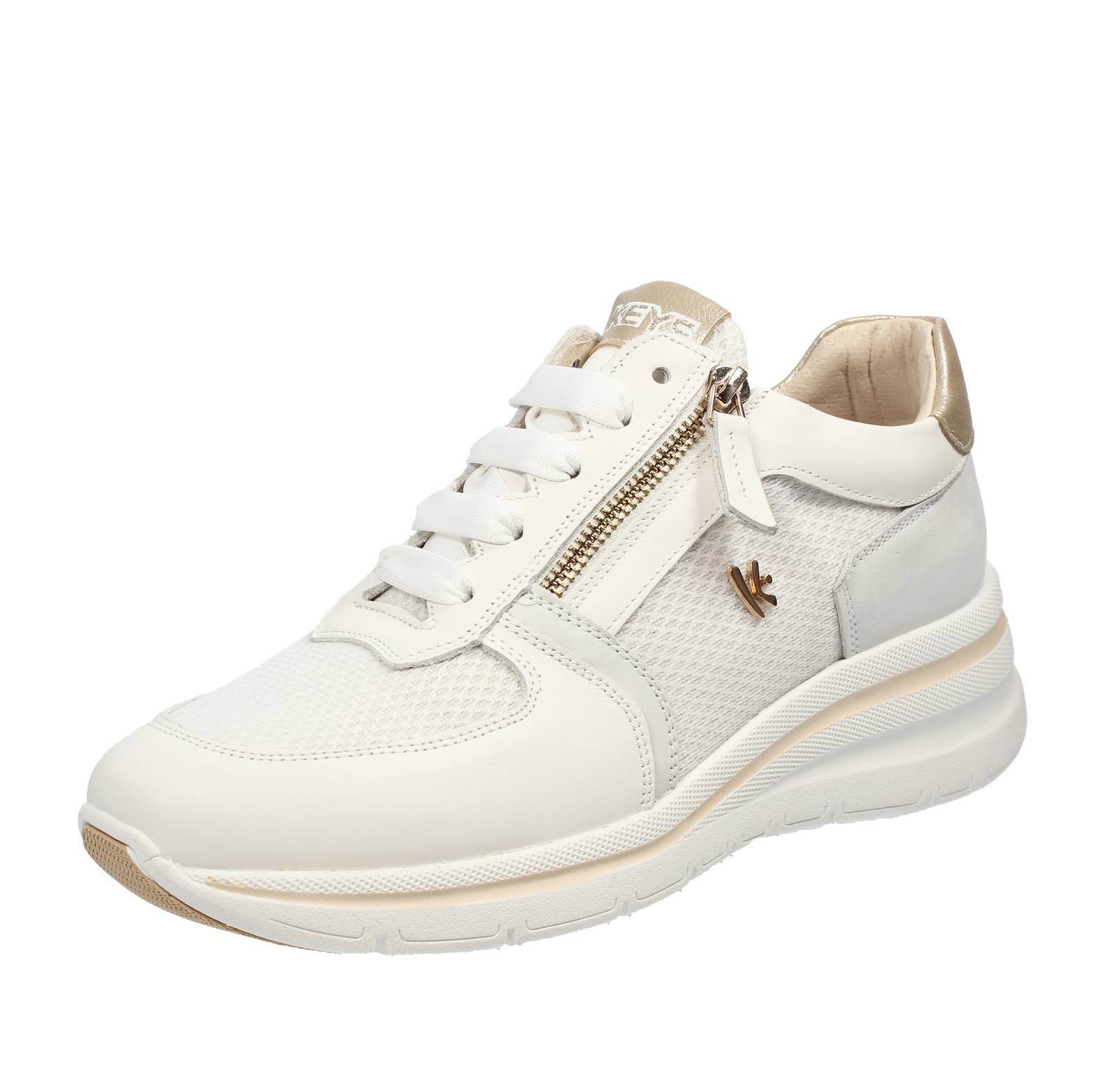 Кроссовки Keys от Pelle Con Zeppa Bianco - Повседневные кроссовки Donna Scarpe 17090₽