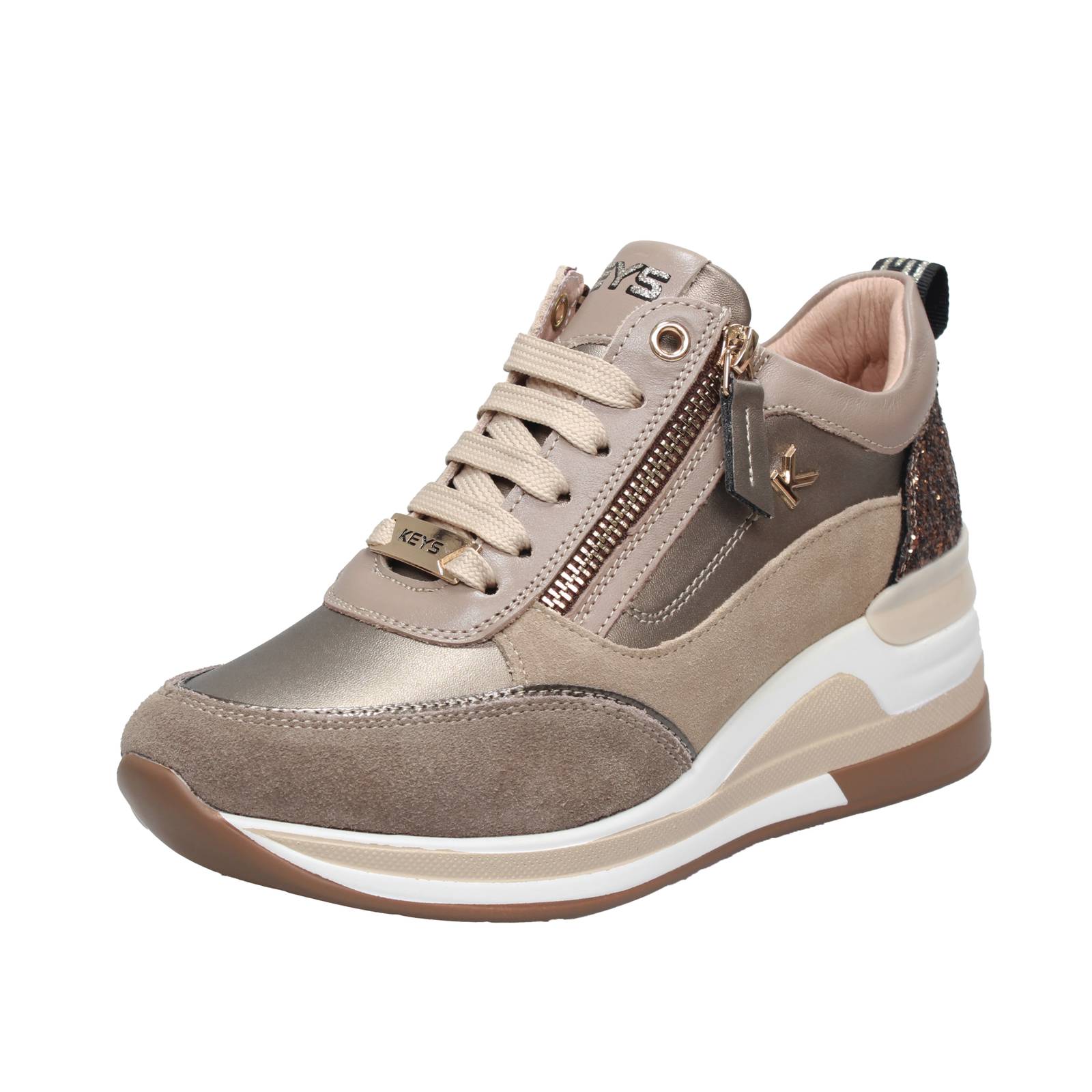 Keys   Keilabsatz und Reißverschluss   -  Damen Schuhe
