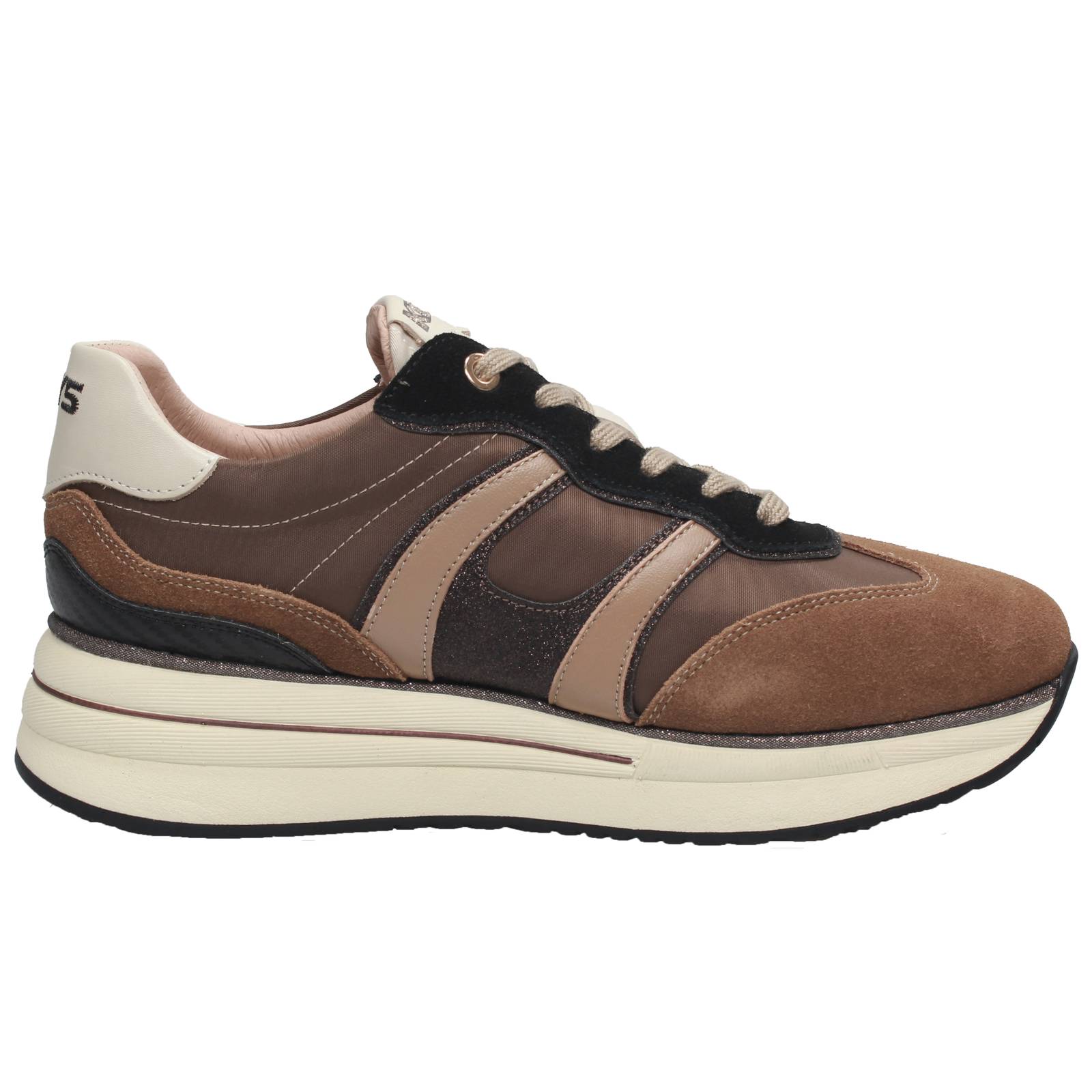 KEYS Silvia - Platform Sneakers in Suede Woman brown Photo 2
