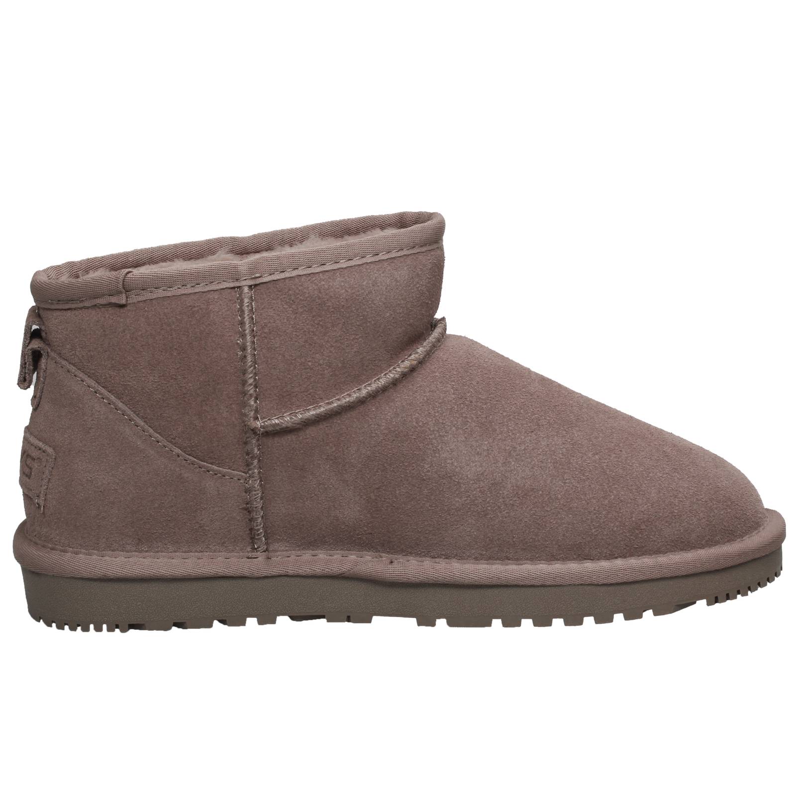 KEYS Suede Furry Ankle Boots Woman sand Photo 2