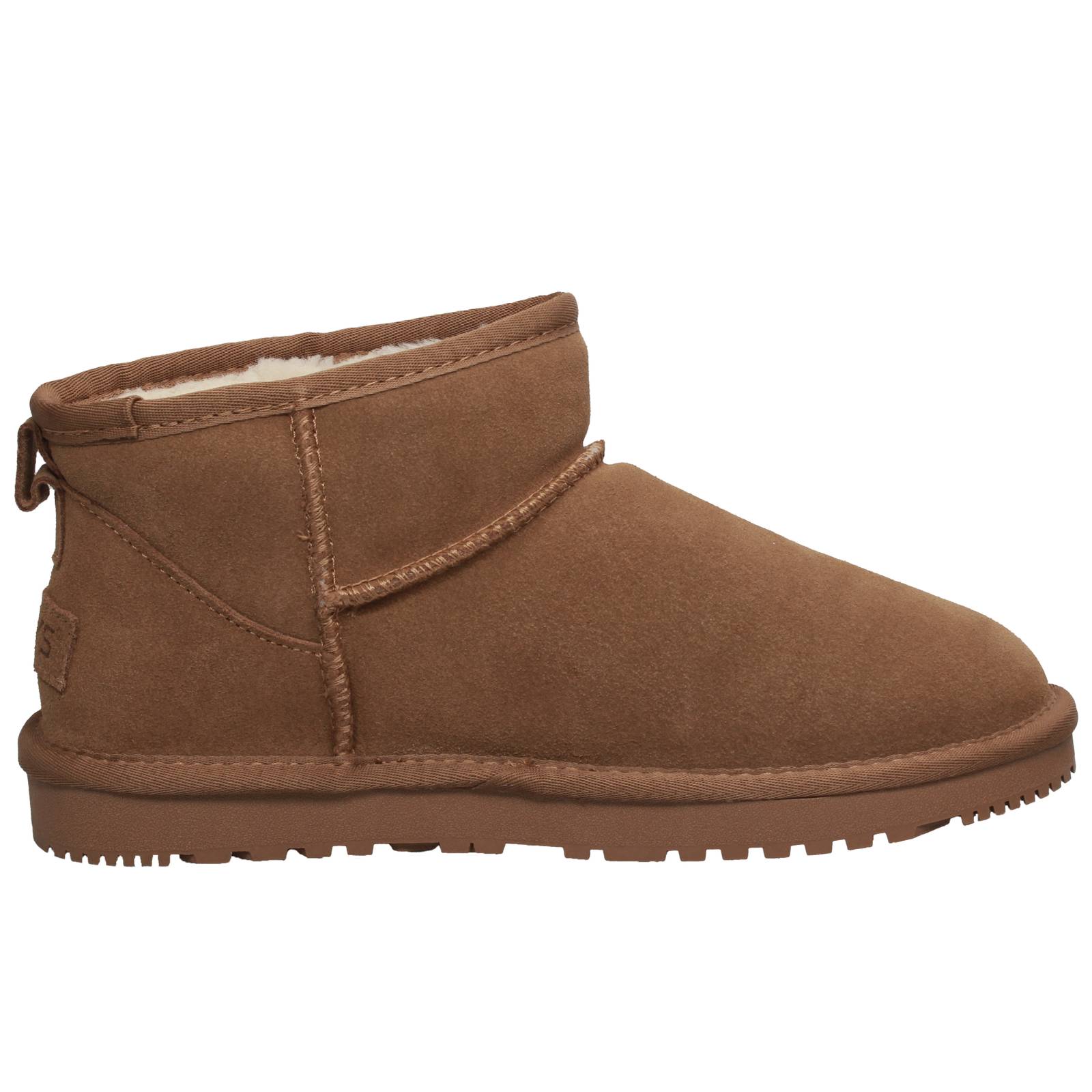 KEYS Suede Furry Ankle Boots Woman brown Photo 2