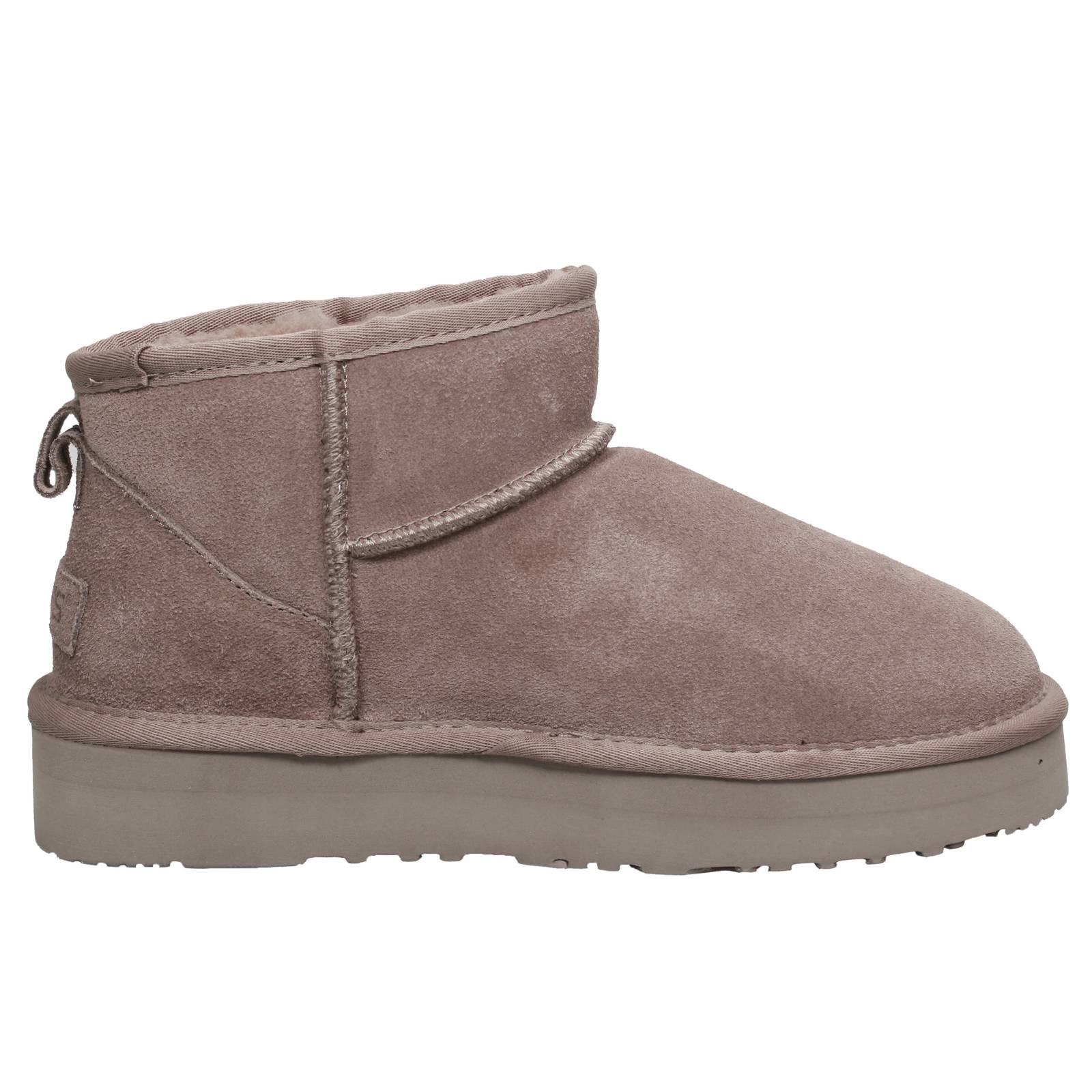 KEYS Suede Furry Ankle Boots Woman sand Photo 2