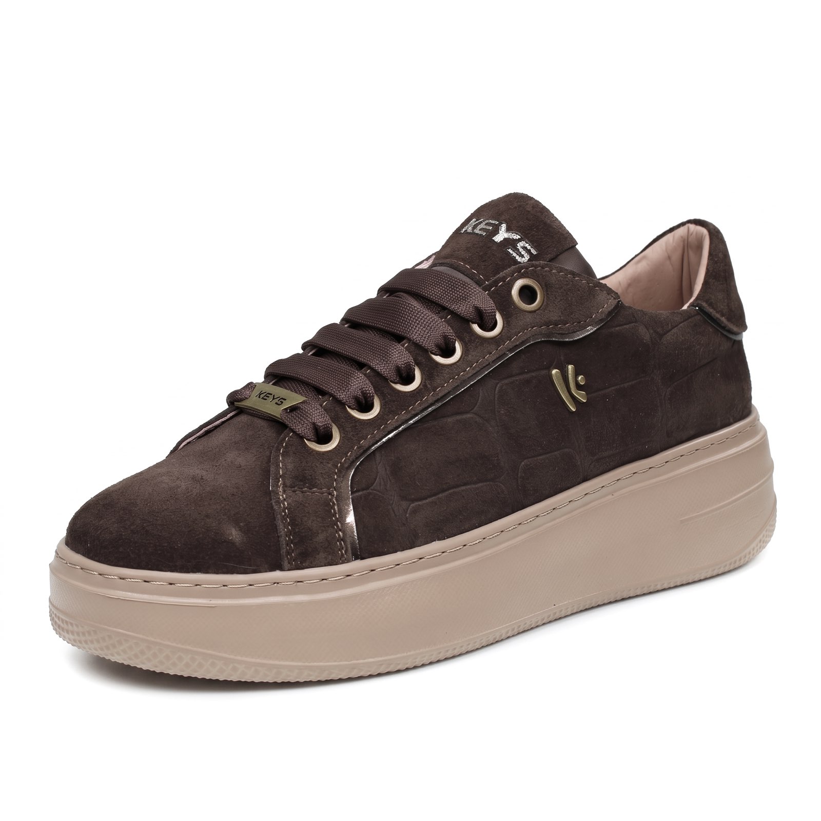 KEYS Venus Platform Sneakers Woman brown