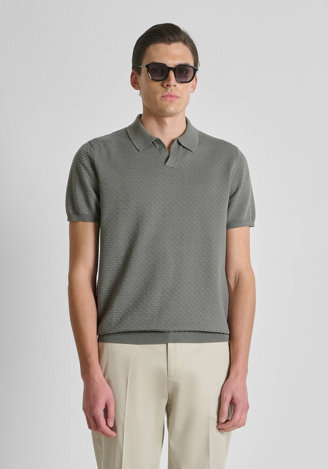 ANTONY MORATO Regular fit polo shirt Man green Photo 2