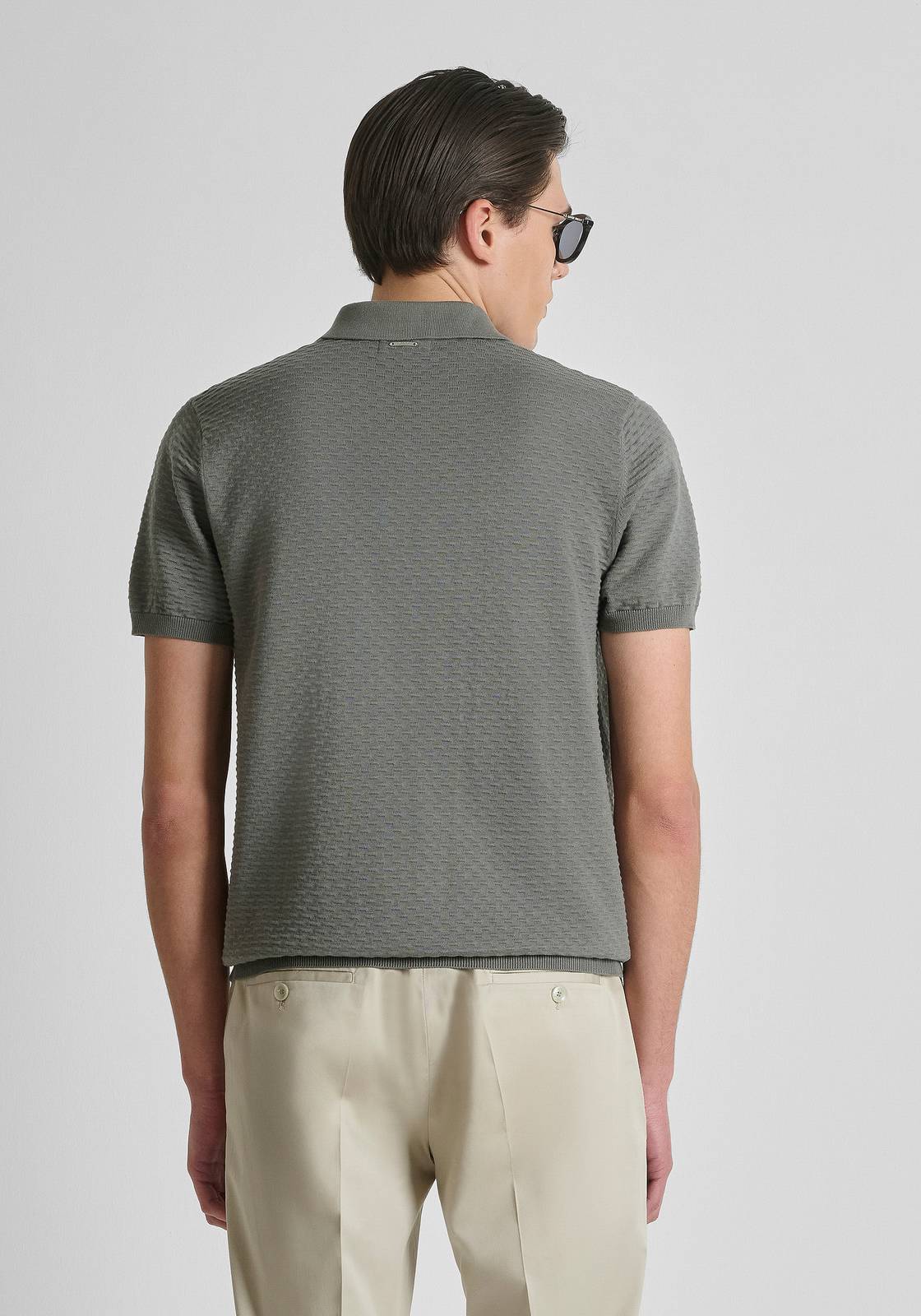 ANTONY MORATO Regular fit polo shirt Man green Photo 4
