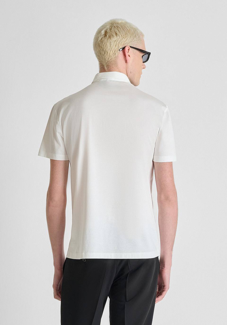 ANTONY MORATO Slim Polo Man white Photo 4