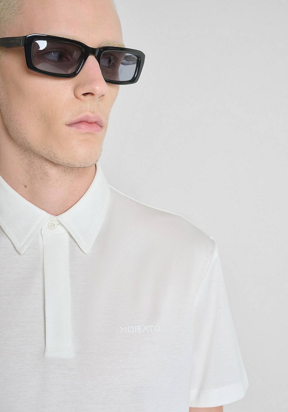 ANTONY MORATO Slim Polo Man white Photo 5