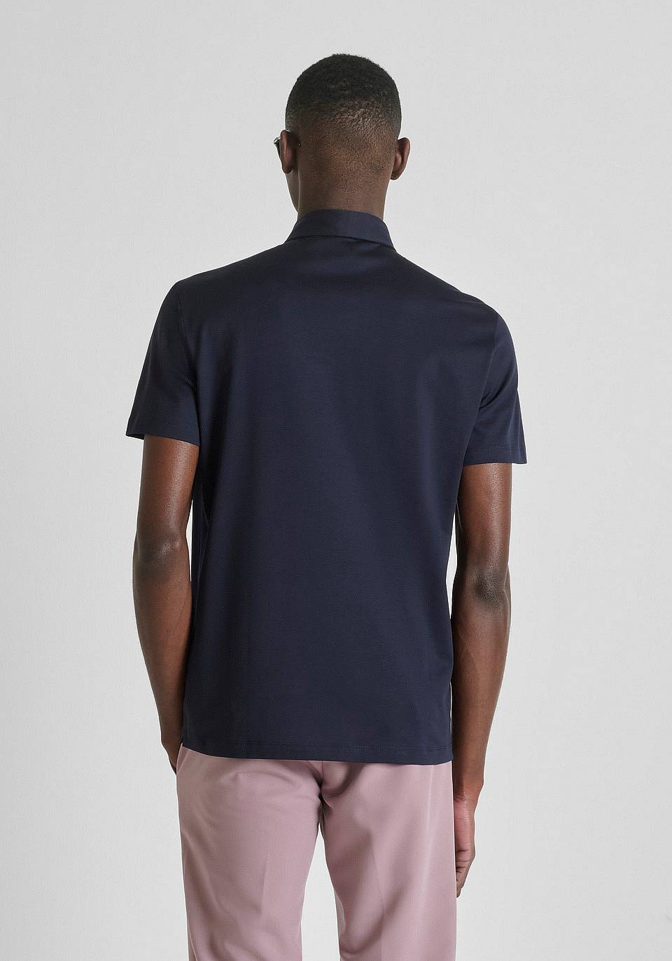 ANTONY MORATO Slim Polo Man blue Photo 4