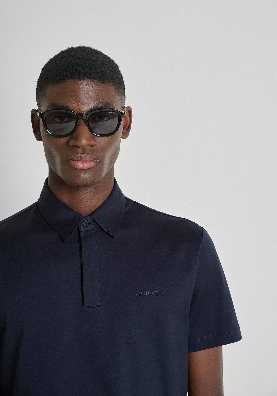 ANTONY MORATO Slim Polo Man blue Photo 5