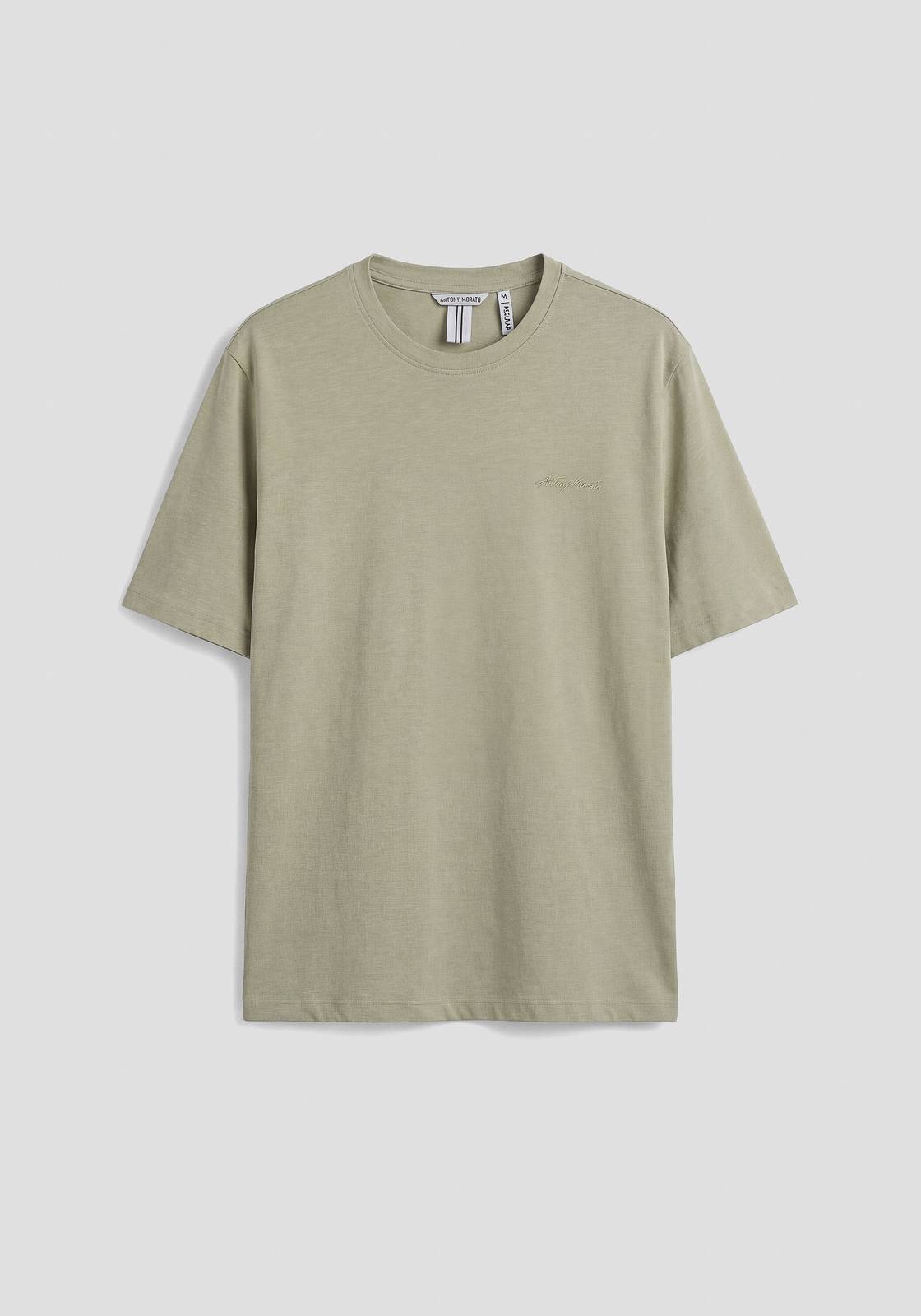 Antony Morato T-Shirt Reg Fit Mercerized Khaki - Gre XXL Herrenbekleidung 7890₽