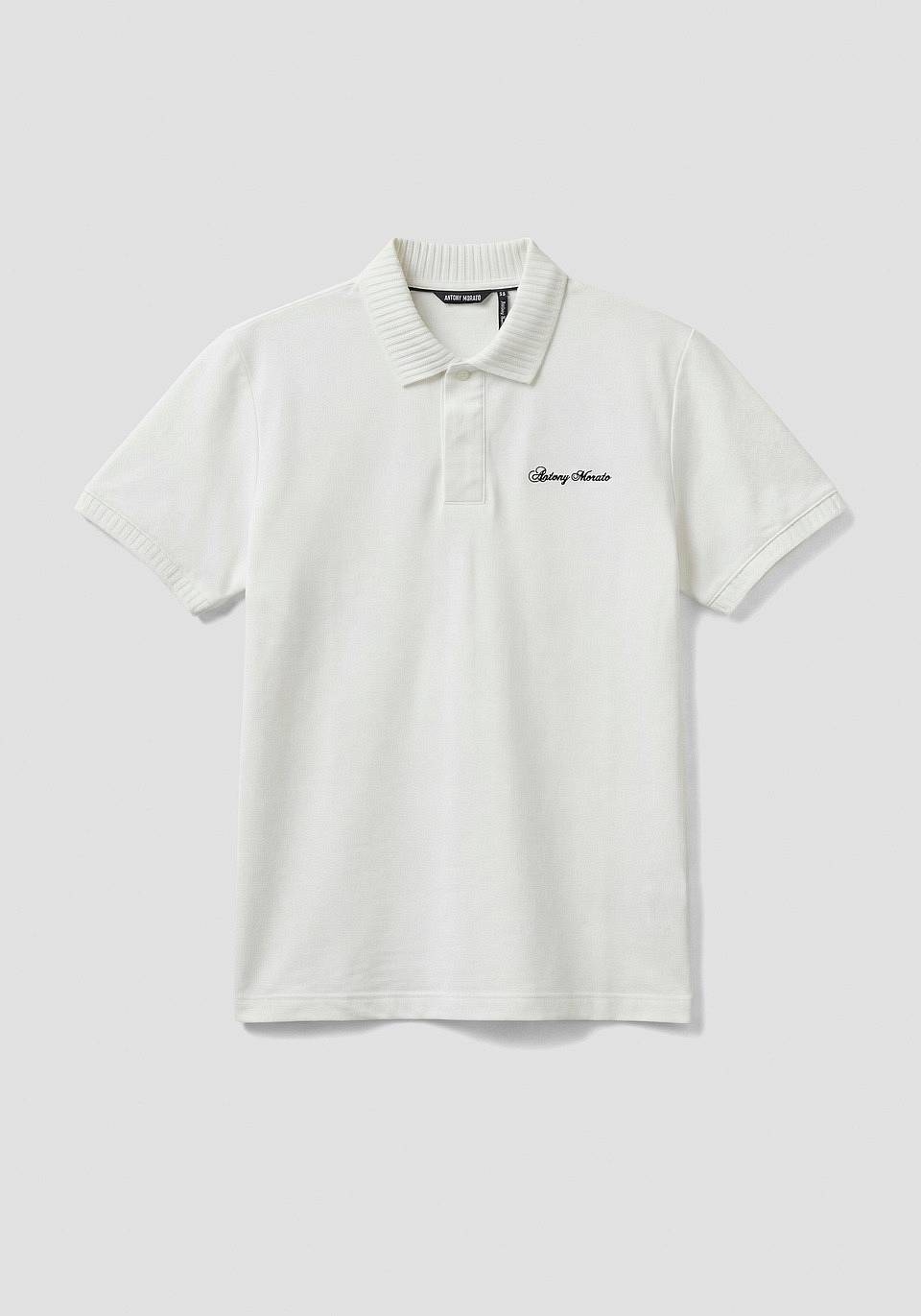 ANTONY MORATO Reg Fit Polo Man white