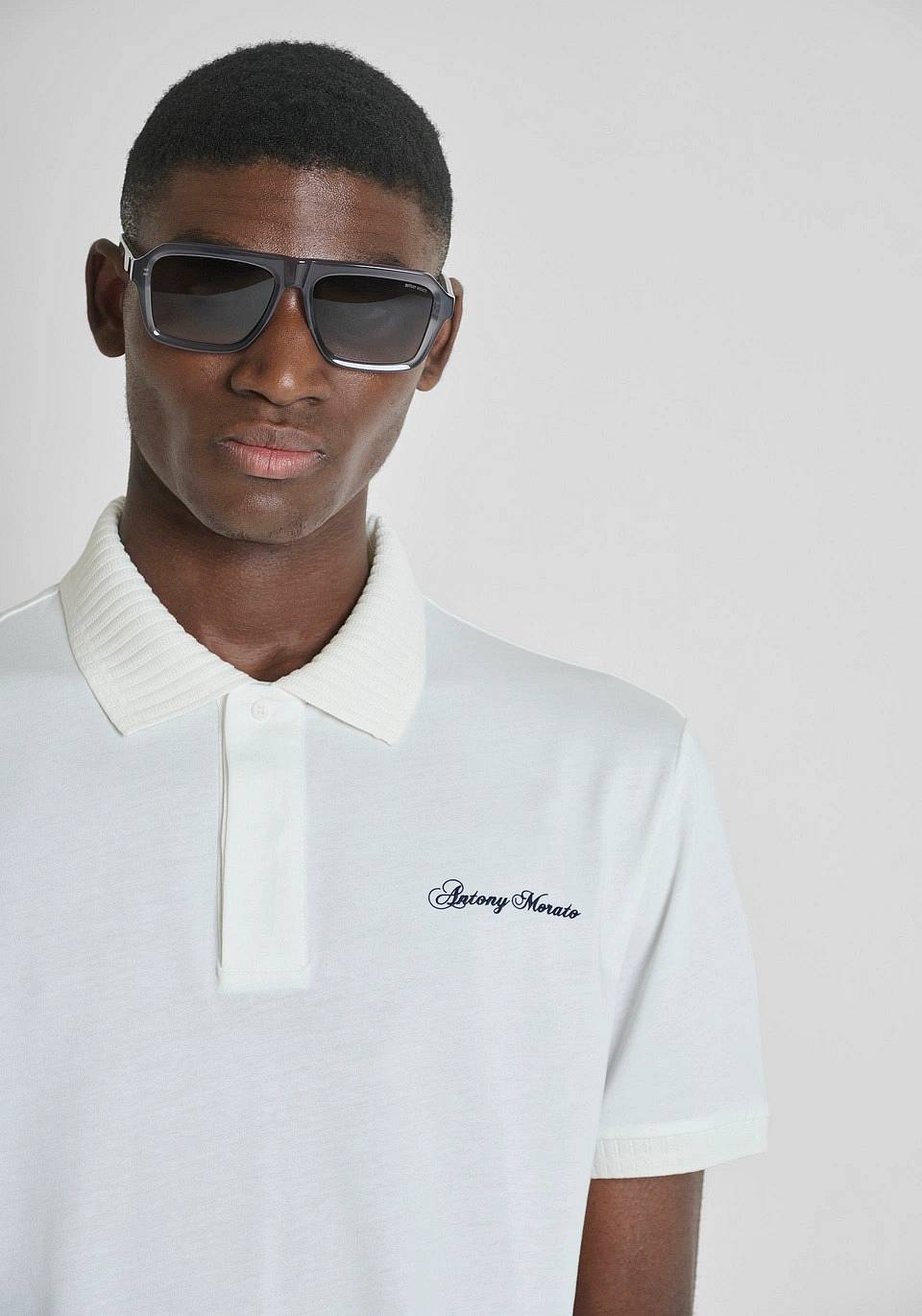 ANTONY MORATO Reg Fit Polo Man white Photo 5