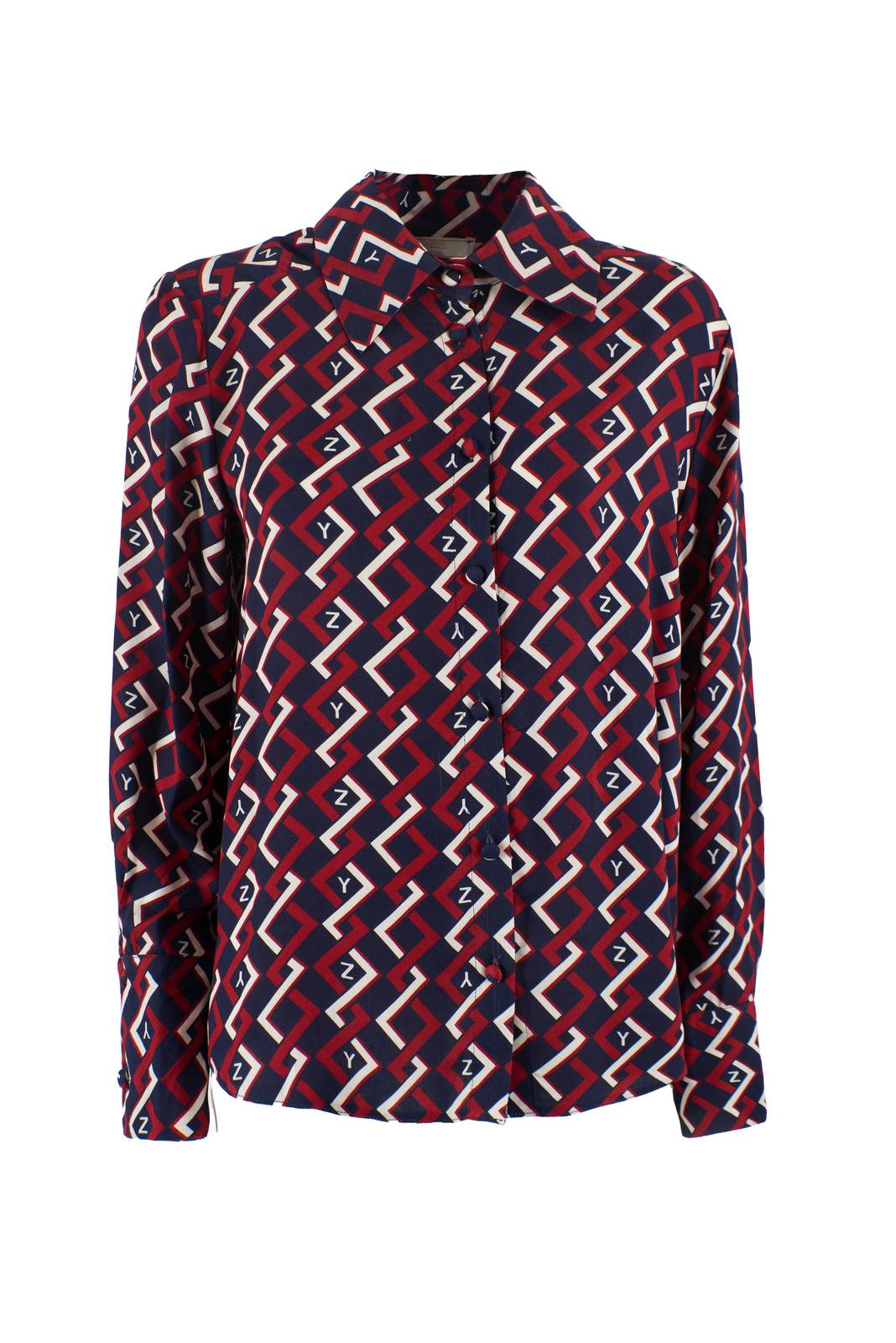 YES ZEE Chemisier à motifs Femme multicolor
