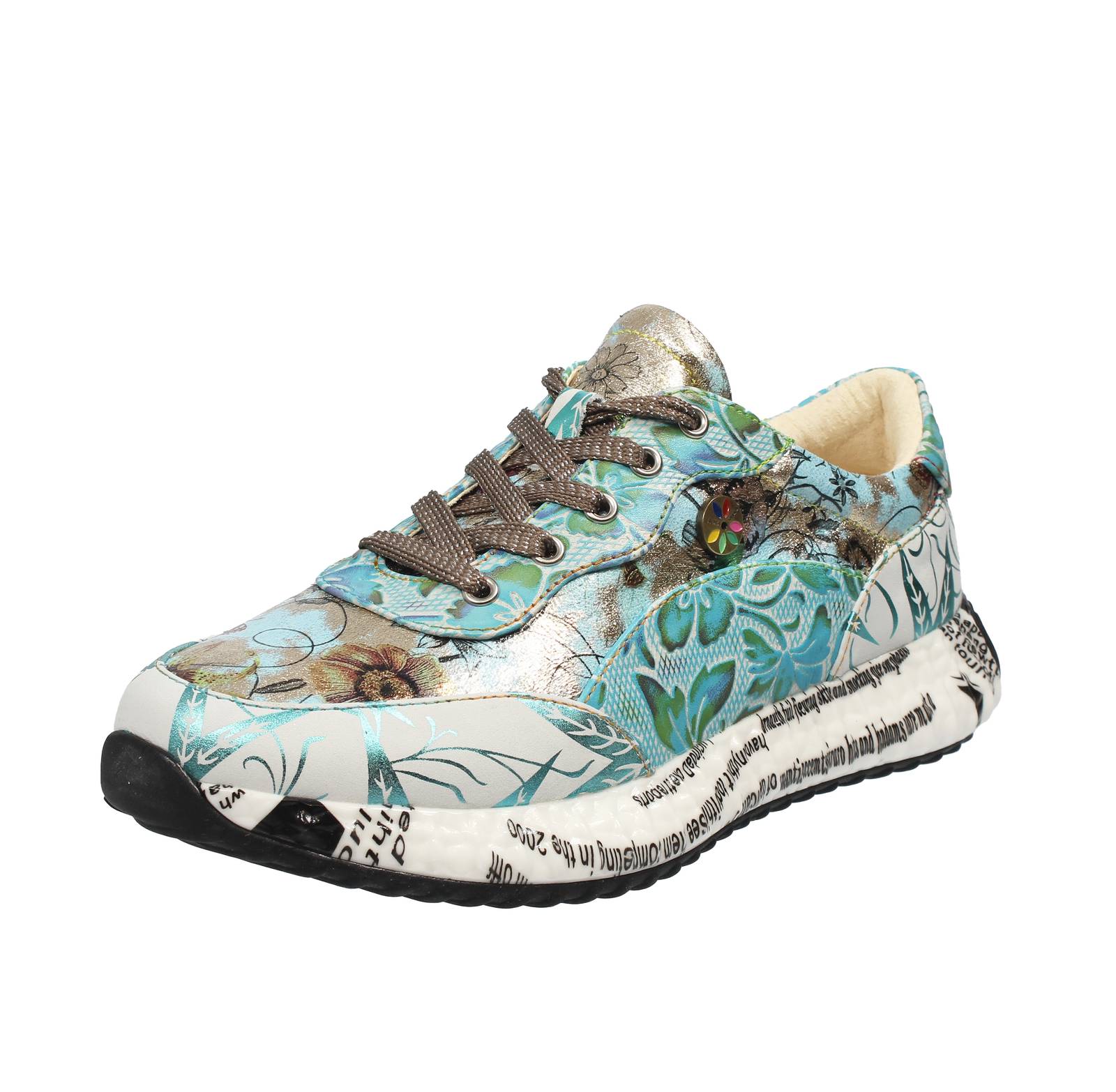 Кроссовки Laura Vita Fantasia в цвете Pelle Blu - Кроссовки Donna Scarpe в стиле Спортивный шик 26590₽