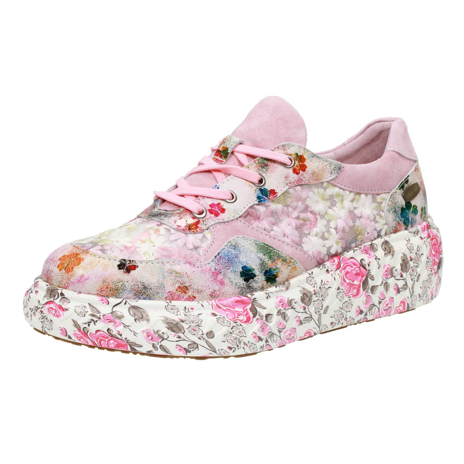 Laura Vita Sneaker Ledermuster Rosa - Damen Schuhe Sneaker Mode Und Chic 20190₽