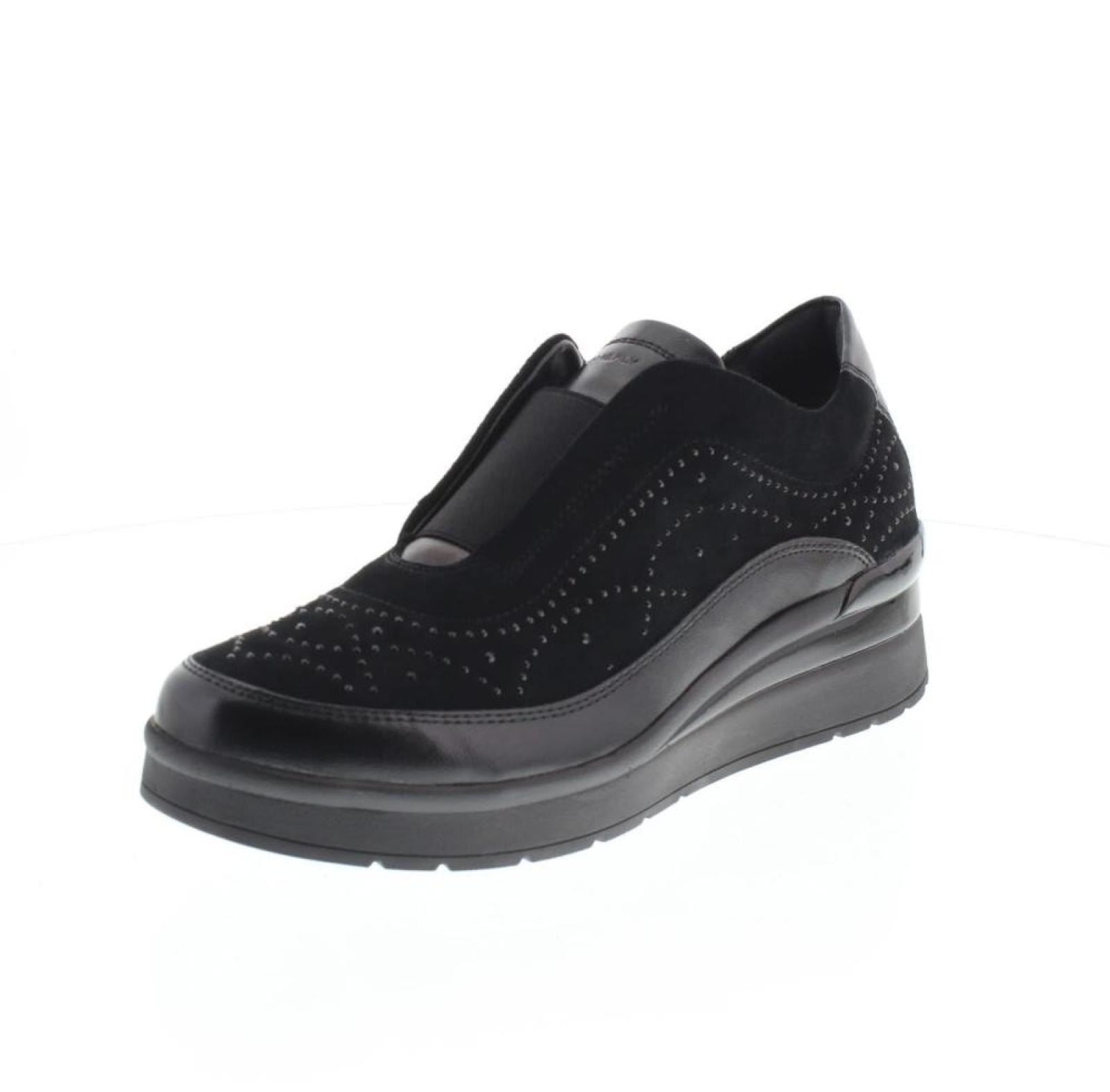 Слипоны из кремовой ламинированной замши Nero - Donna Scarpe от Stonefly 18290₽