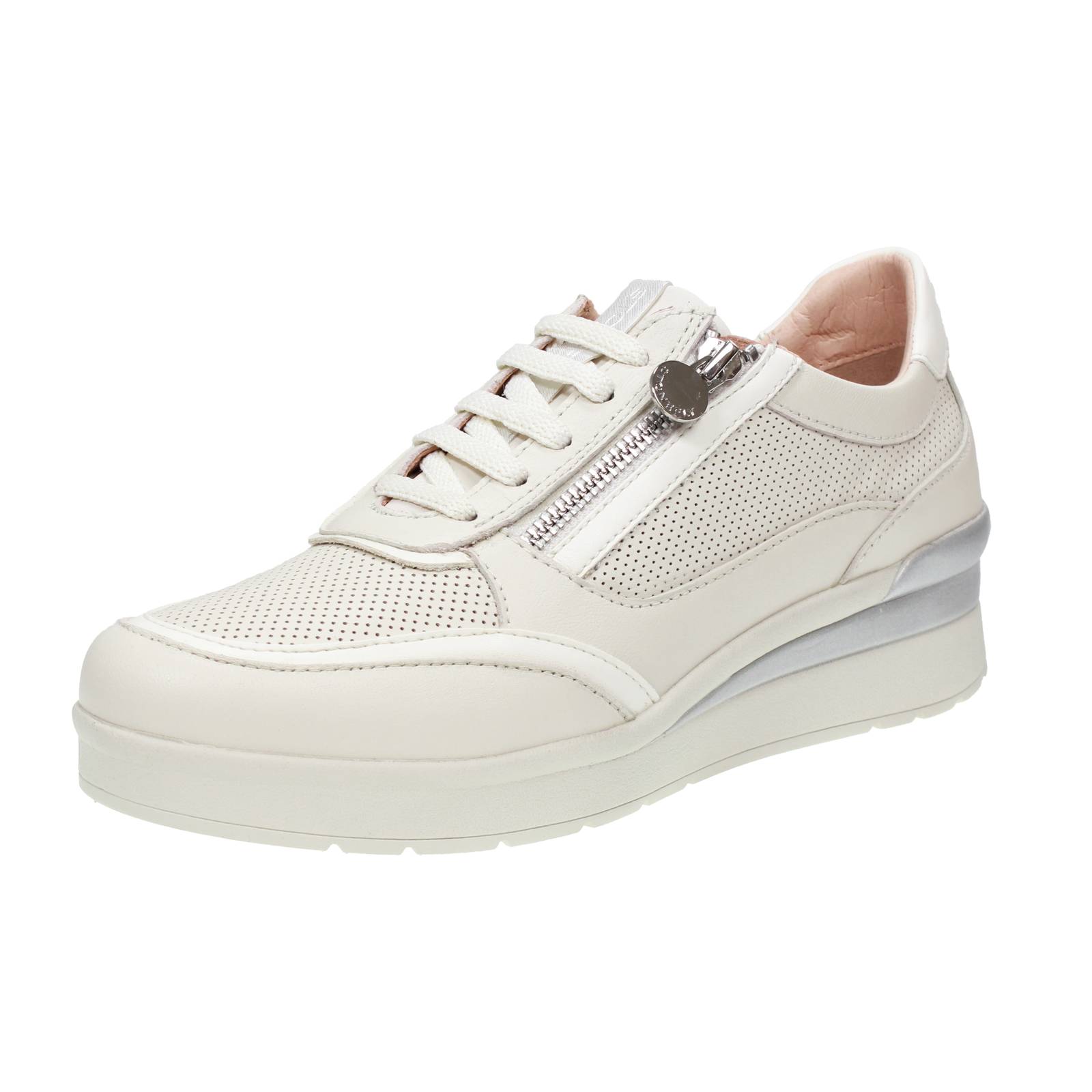 Кремовая наппа Stonefly - Кроссовки Con Cerniera Bianco - Кроссовки Donna Scarpe 20390₽