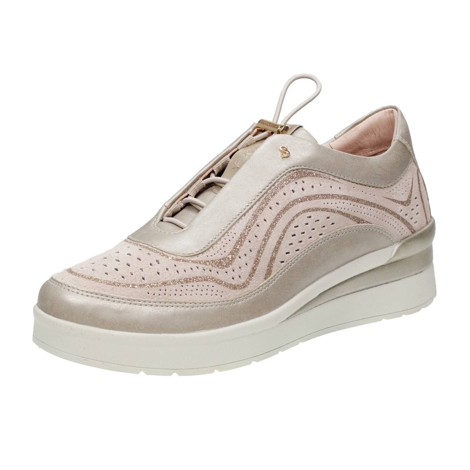 Stonefly Slipper Wildleder Sand -   Damen Schuhe