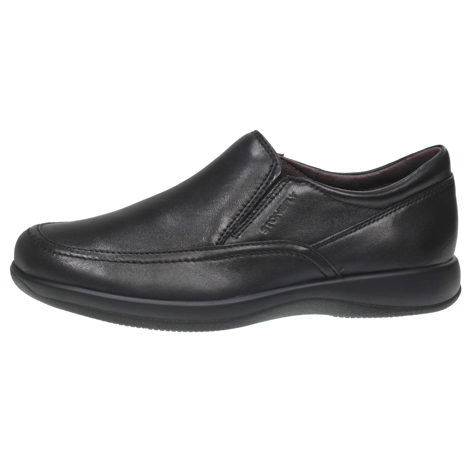 STONEFLY Season - Slip On in Pelle Uomo nero Foto 3