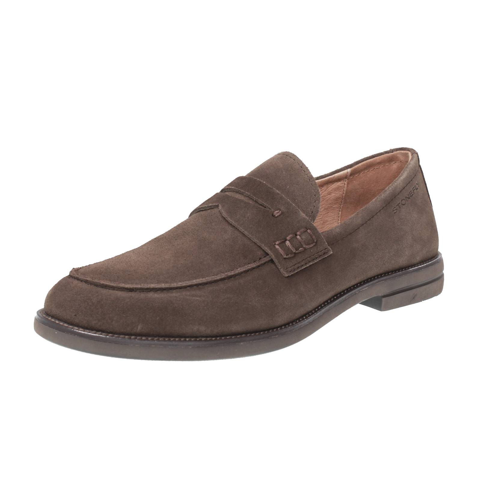 Stonefly Calvin 9 - Braune Wildleder Halbschuhe - Herren Schuhe Halbschuhe College 22690₽