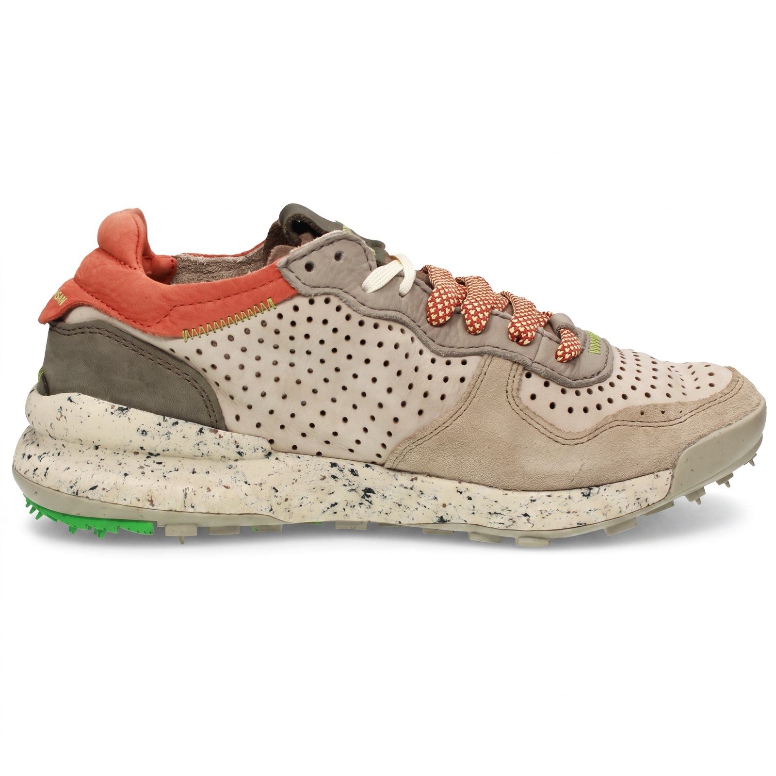 SATORISAN Chacrona - Low Leather Sneakers Man sand Photo 3