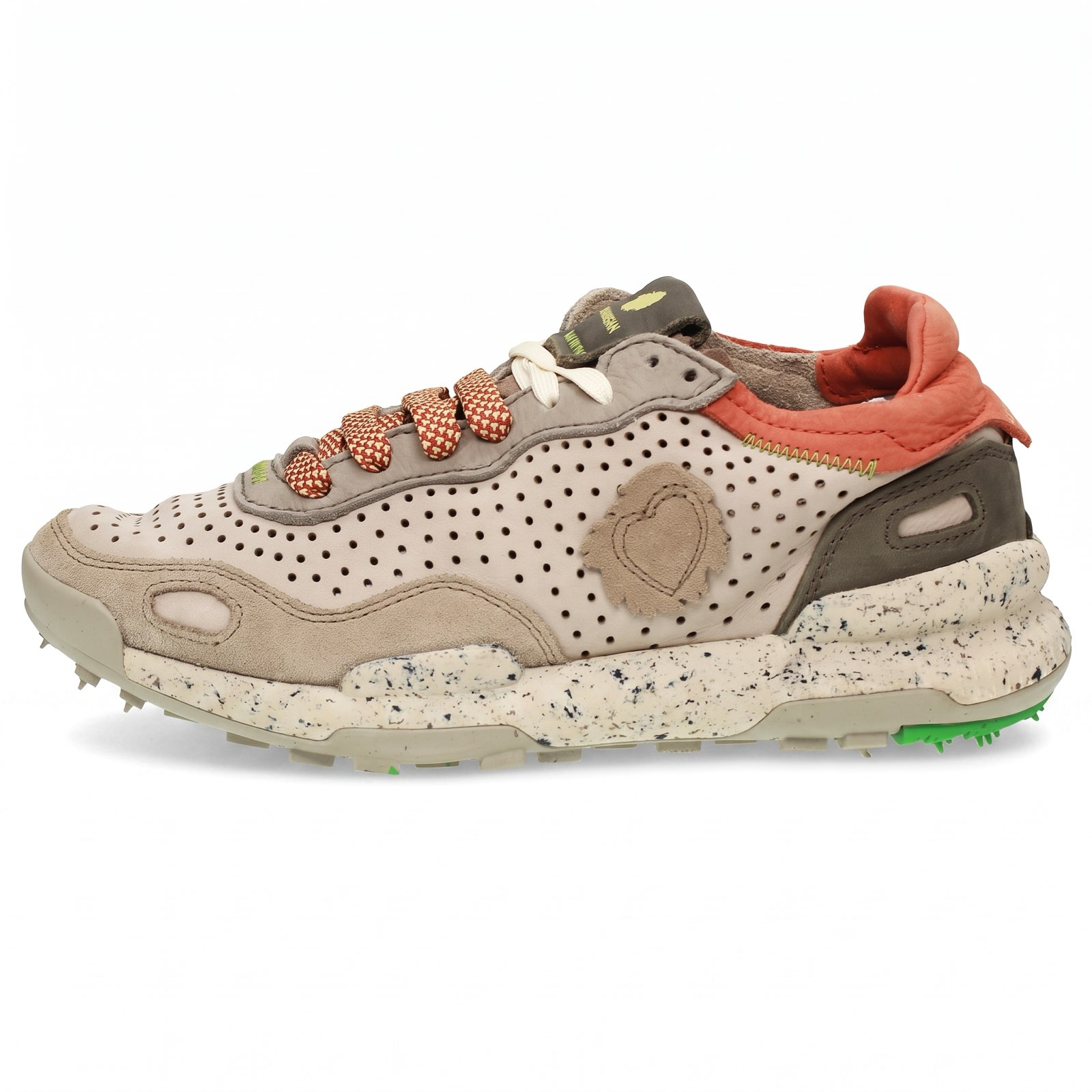 SATORISAN Chacrona - Low Leather Sneakers Man sand Photo 4