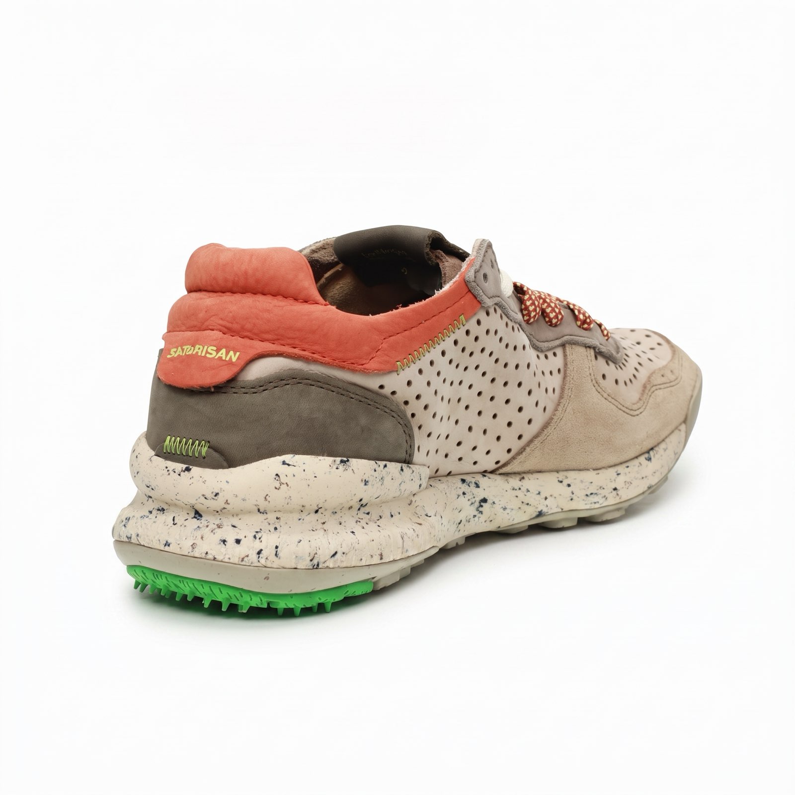 SATORISAN Chacrona - Low Leather Sneakers Man sand Photo 6