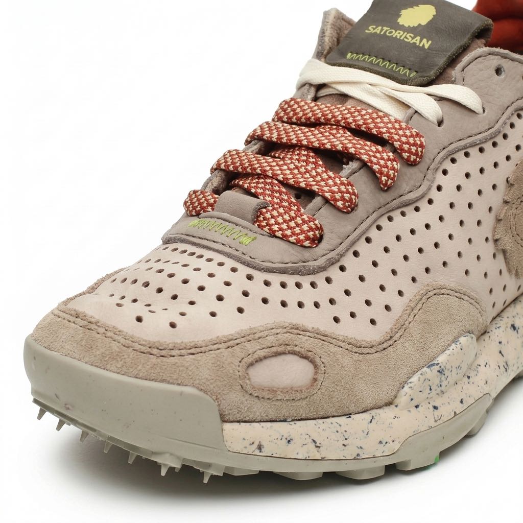 SATORISAN Chacrona - Low Leather Sneakers Man sand Photo 5