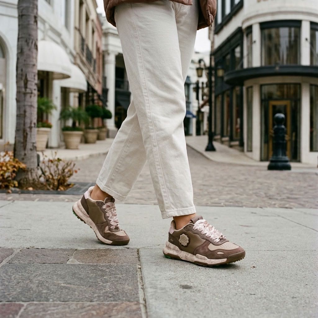 SATORISAN Chacrona - Sneakers en cuir Femme sable Photo 2