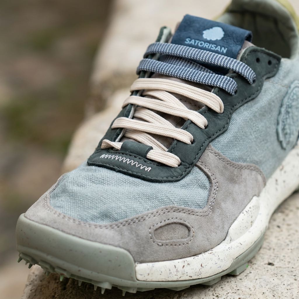 SATORISAN Chacrona - Low Leather Sneakers Man blue Photo 5