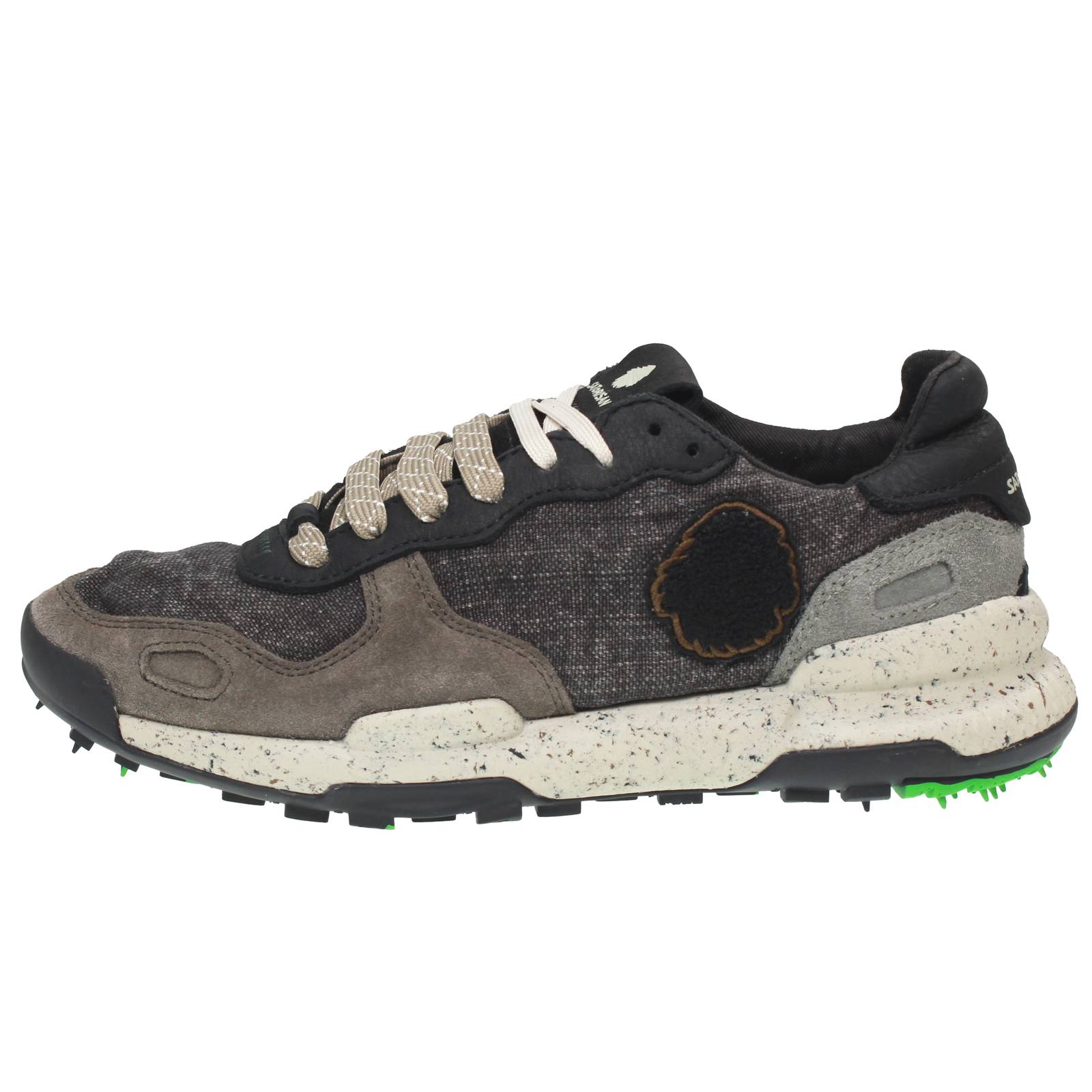 SATORISAN Chacrona - Low Leather Sneakers Man black Photo 3